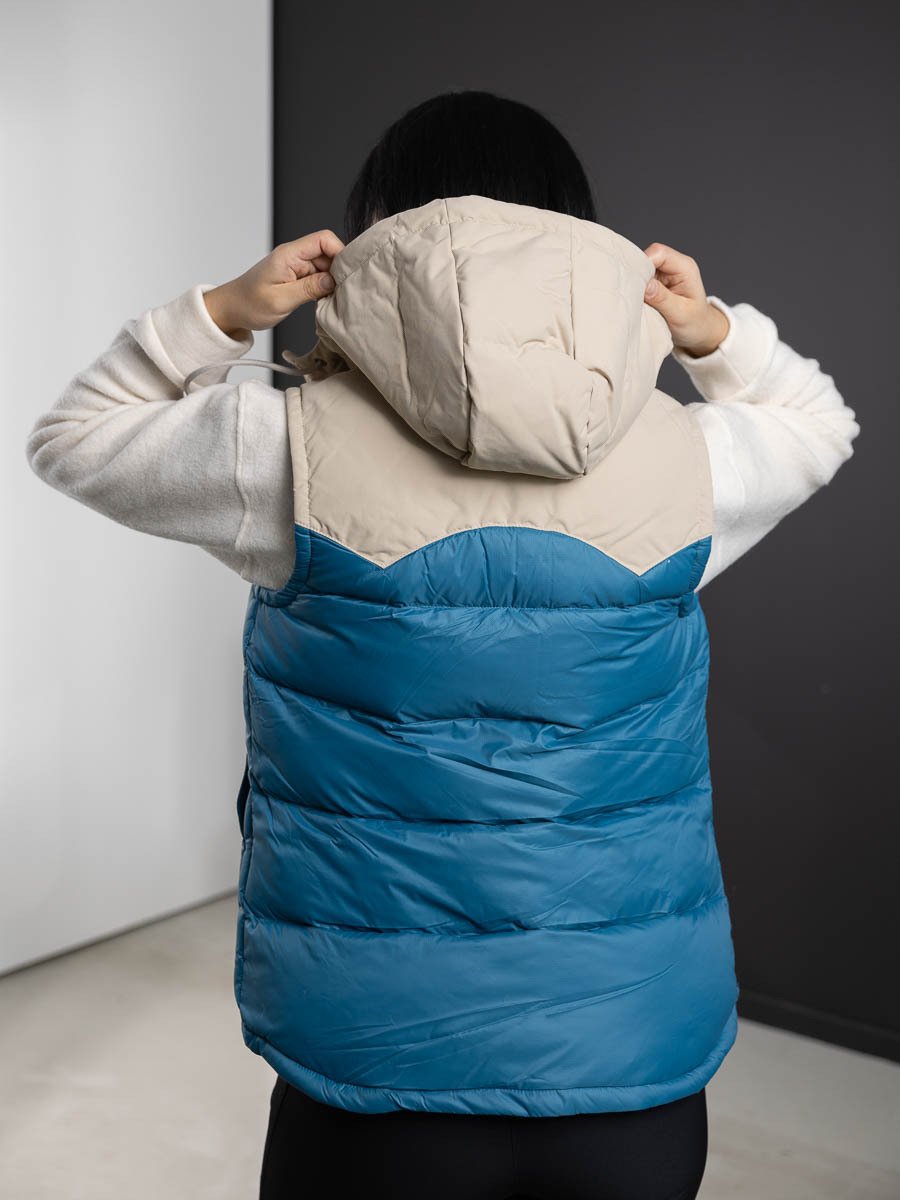 Patagonia Bivy Hooded Vest Wavy Blue