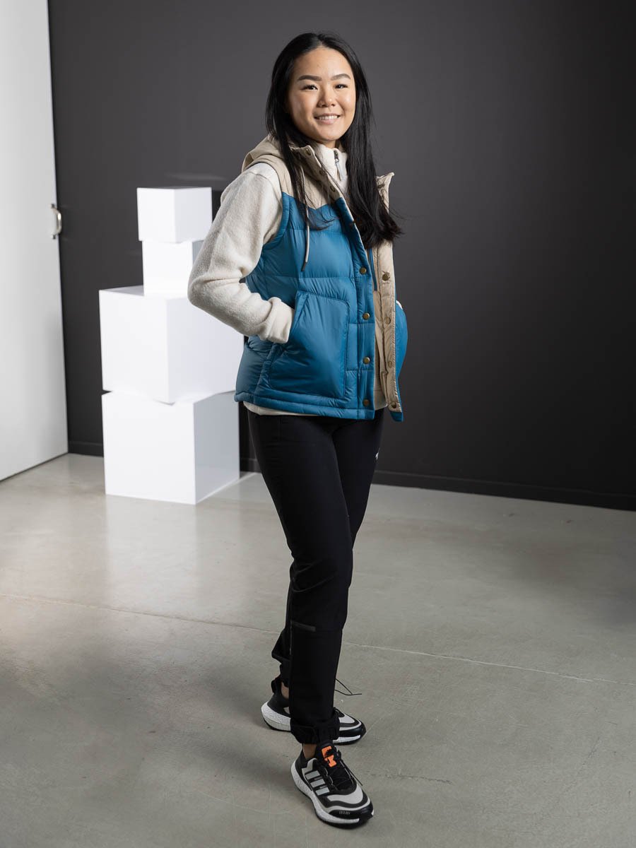 Patagonia Bivy Hooded Vest Wavy Blue