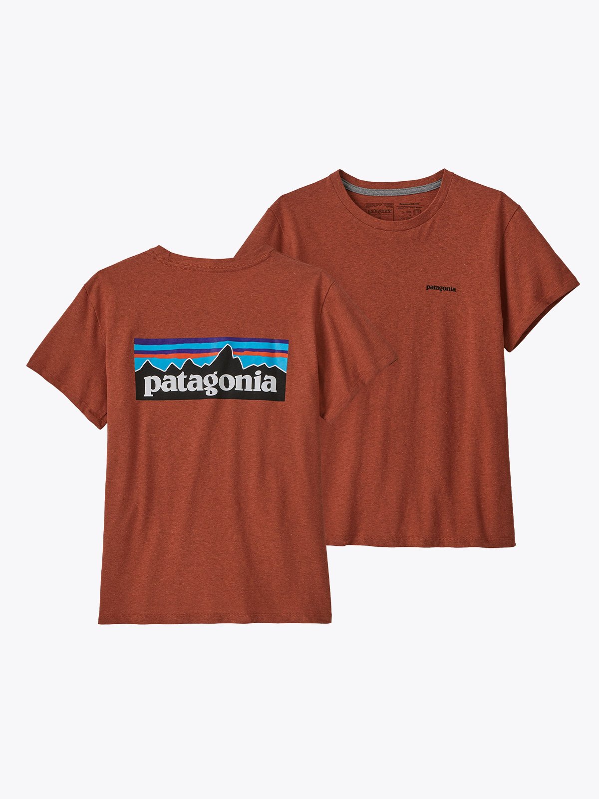 Patagonia Women’s P-6 Logo Responsibili-Tee Quartz Coral