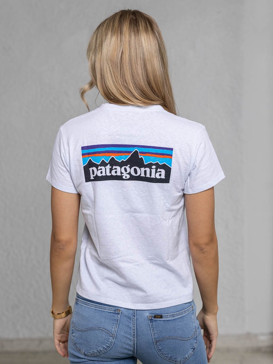 Patagonia Women’s P-6 Logo Responsibili-Tee WHI