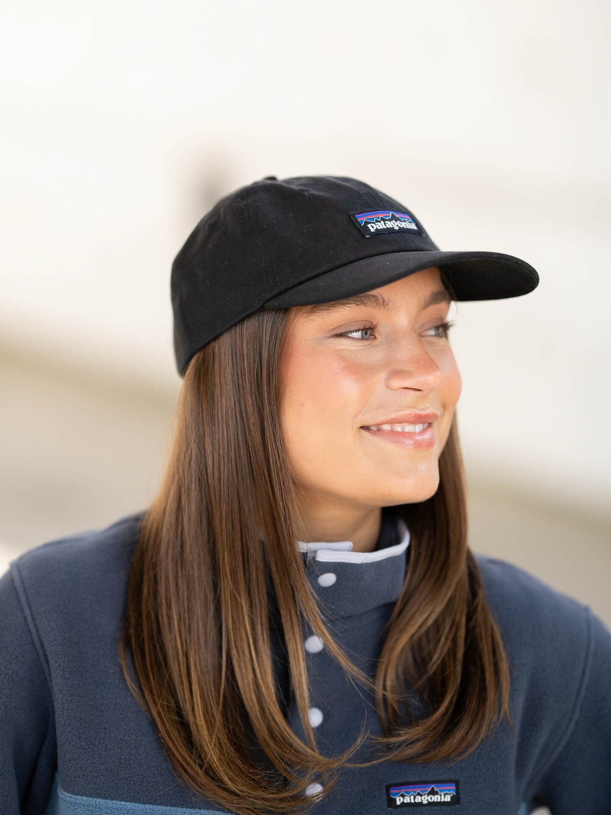 Patagonia P-6 Label Trad Cap Black
