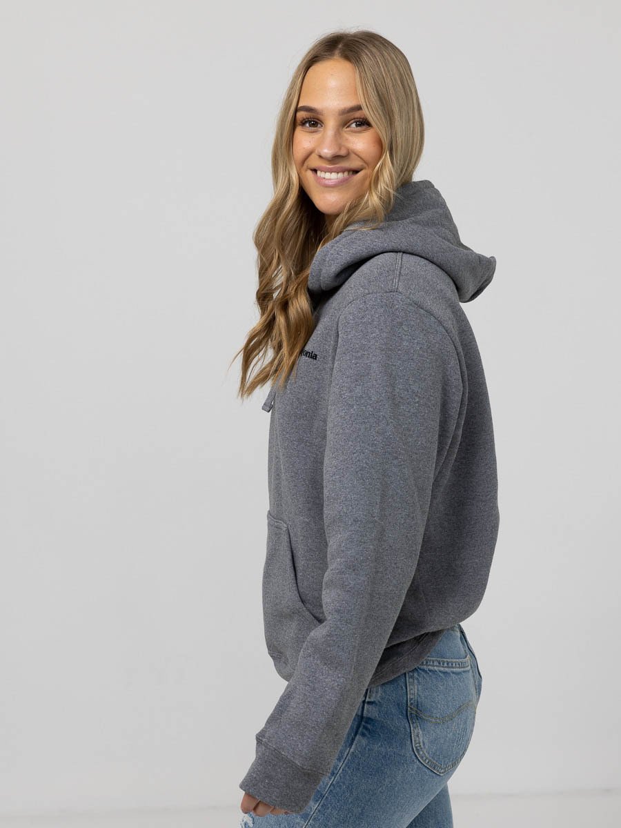 Patagonia Fitz Roy Icon Uprisal Hoody Gravel Heather