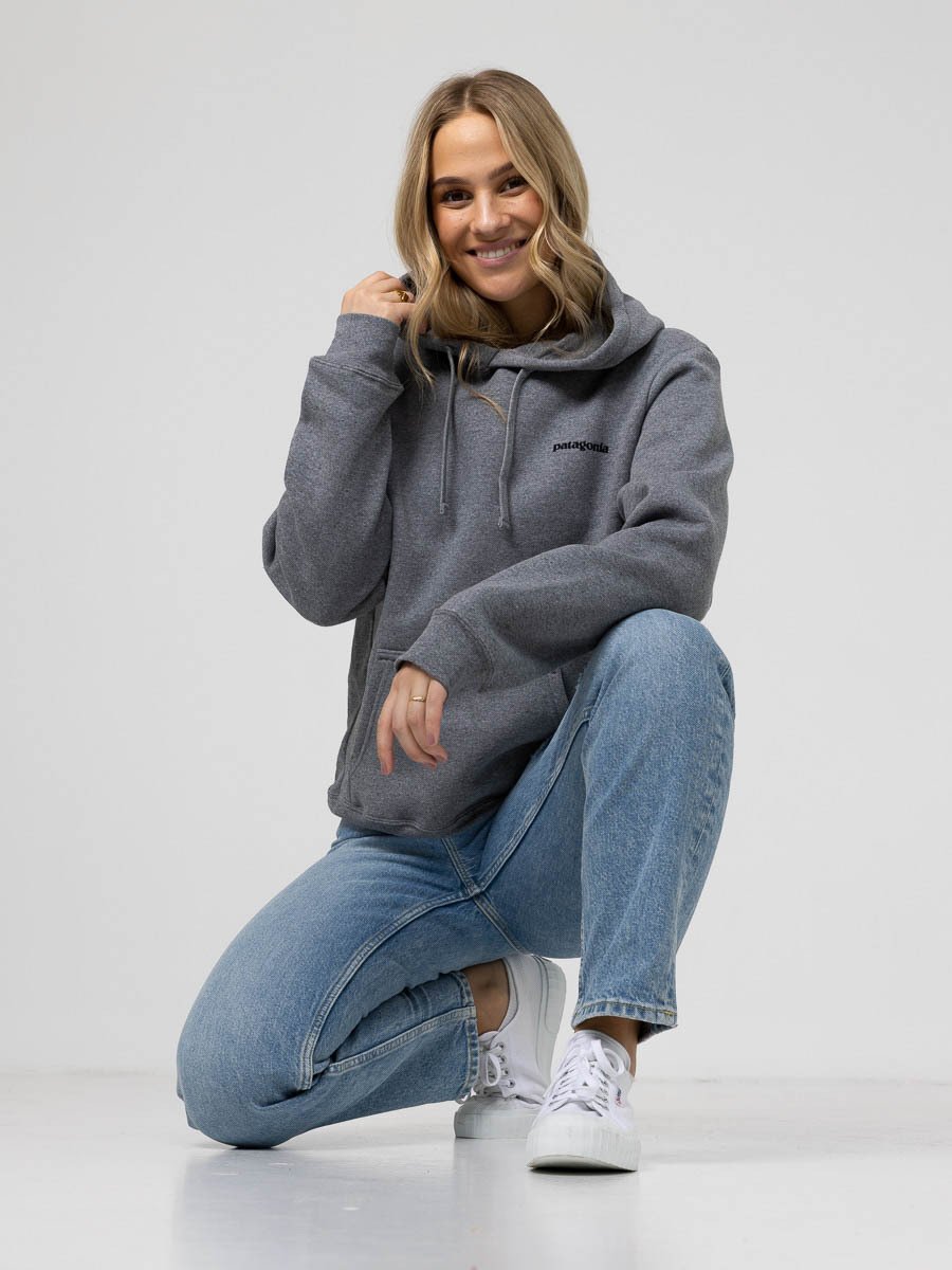 Patagonia Fitz Roy Icon Uprisal Hoody Gravel Heather