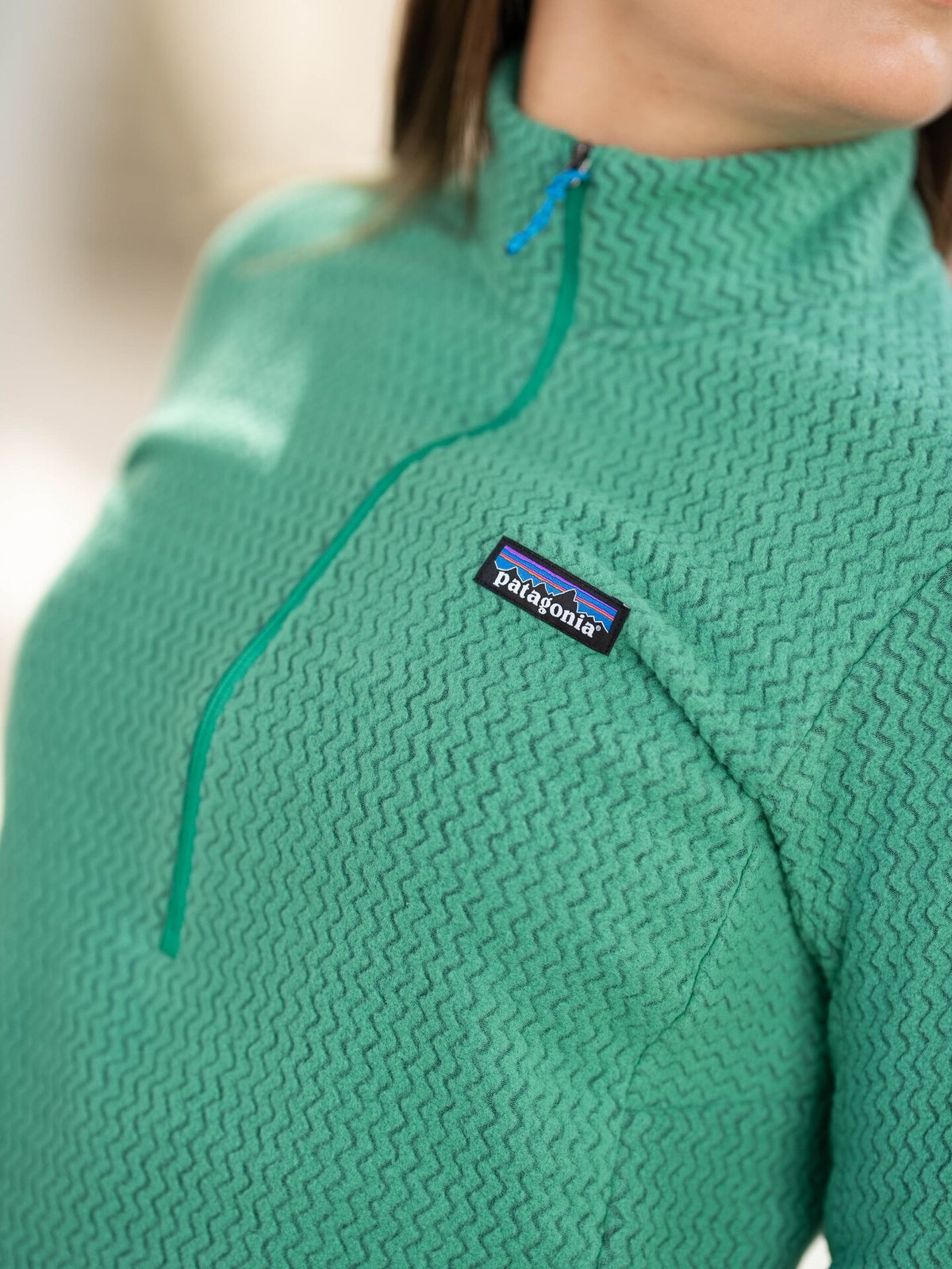 Patagonia R1 Air Zip Neck Gather Green