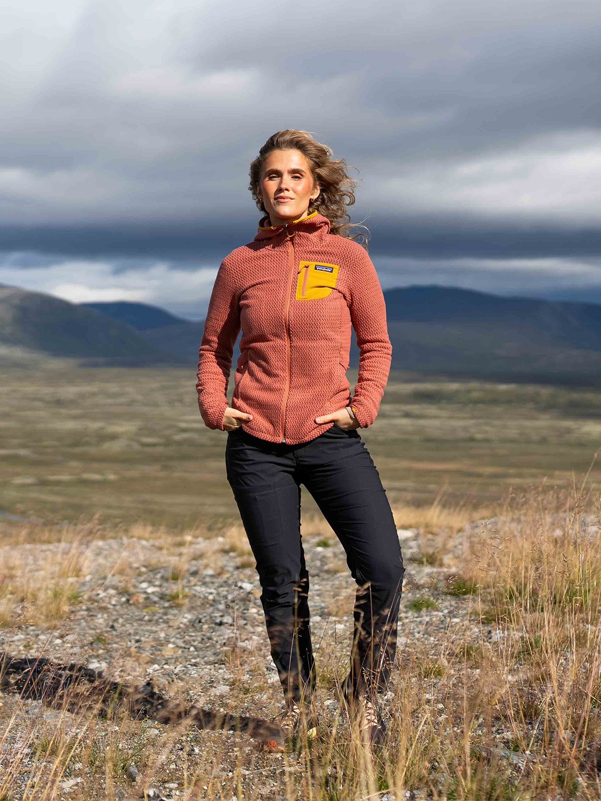 Patagonia R1 Air Full-Zip Hoody Burl Red