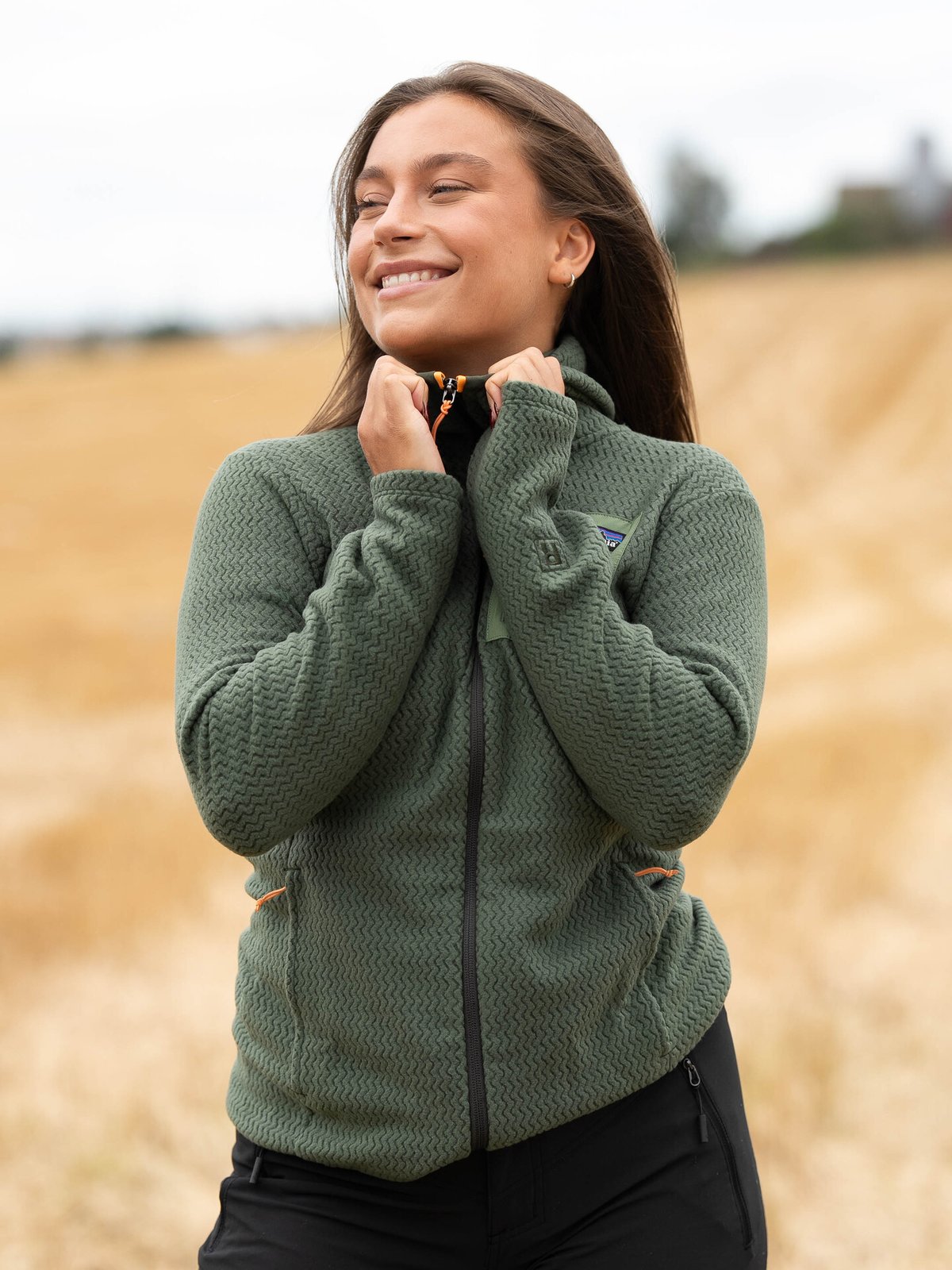 Patagonia R1 Air Full-Zip Hoody Torrey Pine Green