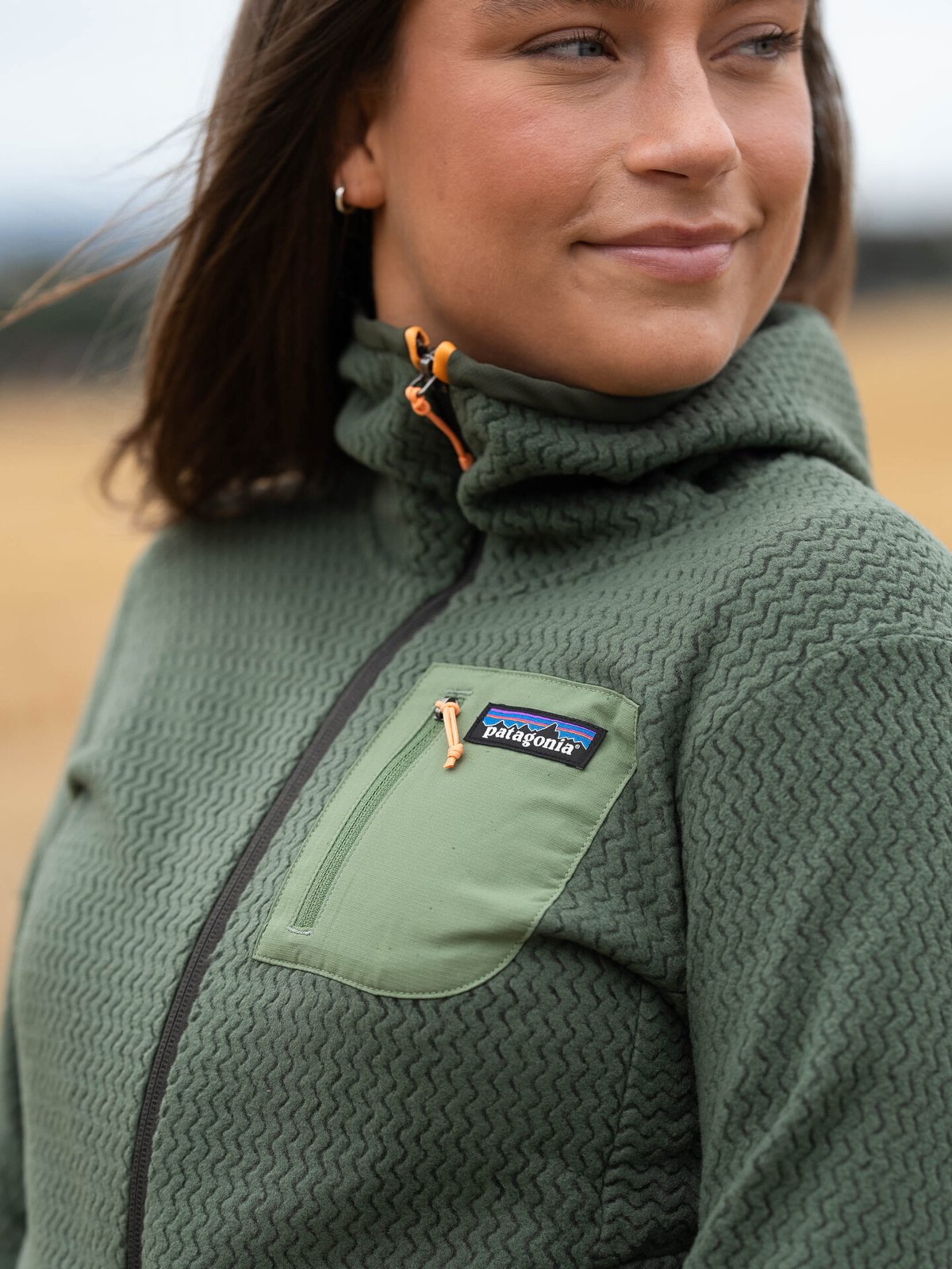 Patagonia R1 Air Full-Zip Hoody Torrey Pine Green