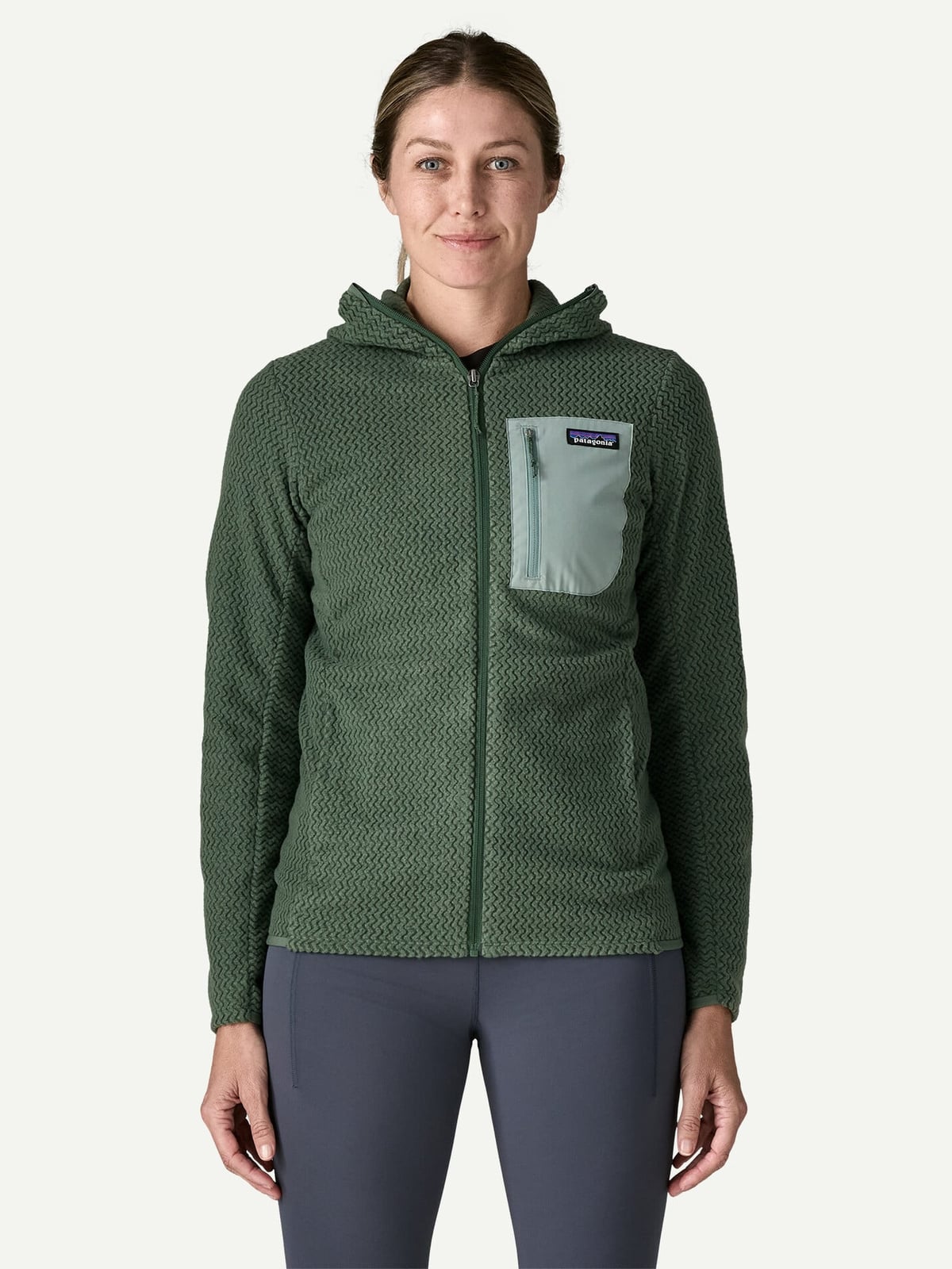 Patagonia R1 Air Full-Zip Hoody Canopy Green