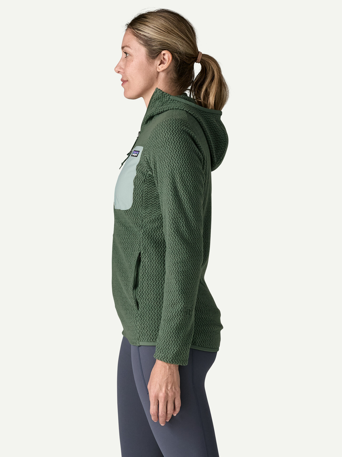 Patagonia R1 Air Full-Zip Hoody Canopy Green
