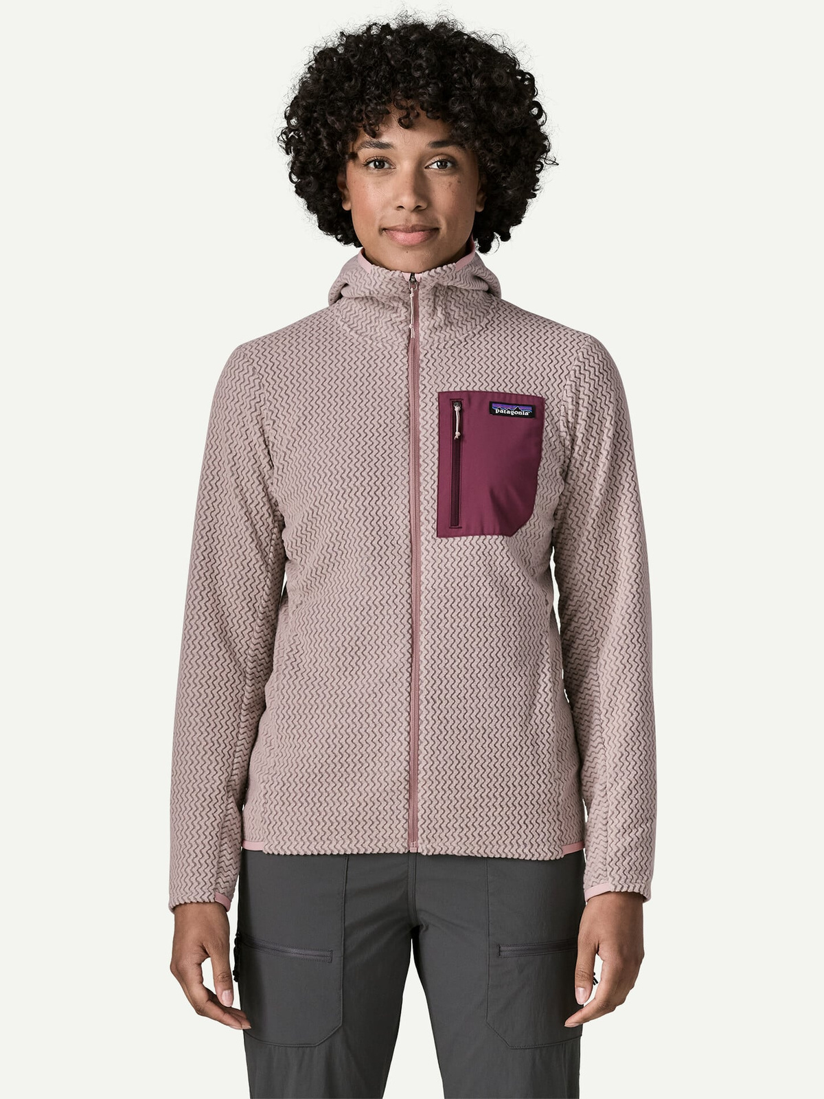 Patagonia R1 Air Full-Zip Hoody Stingray Mauve