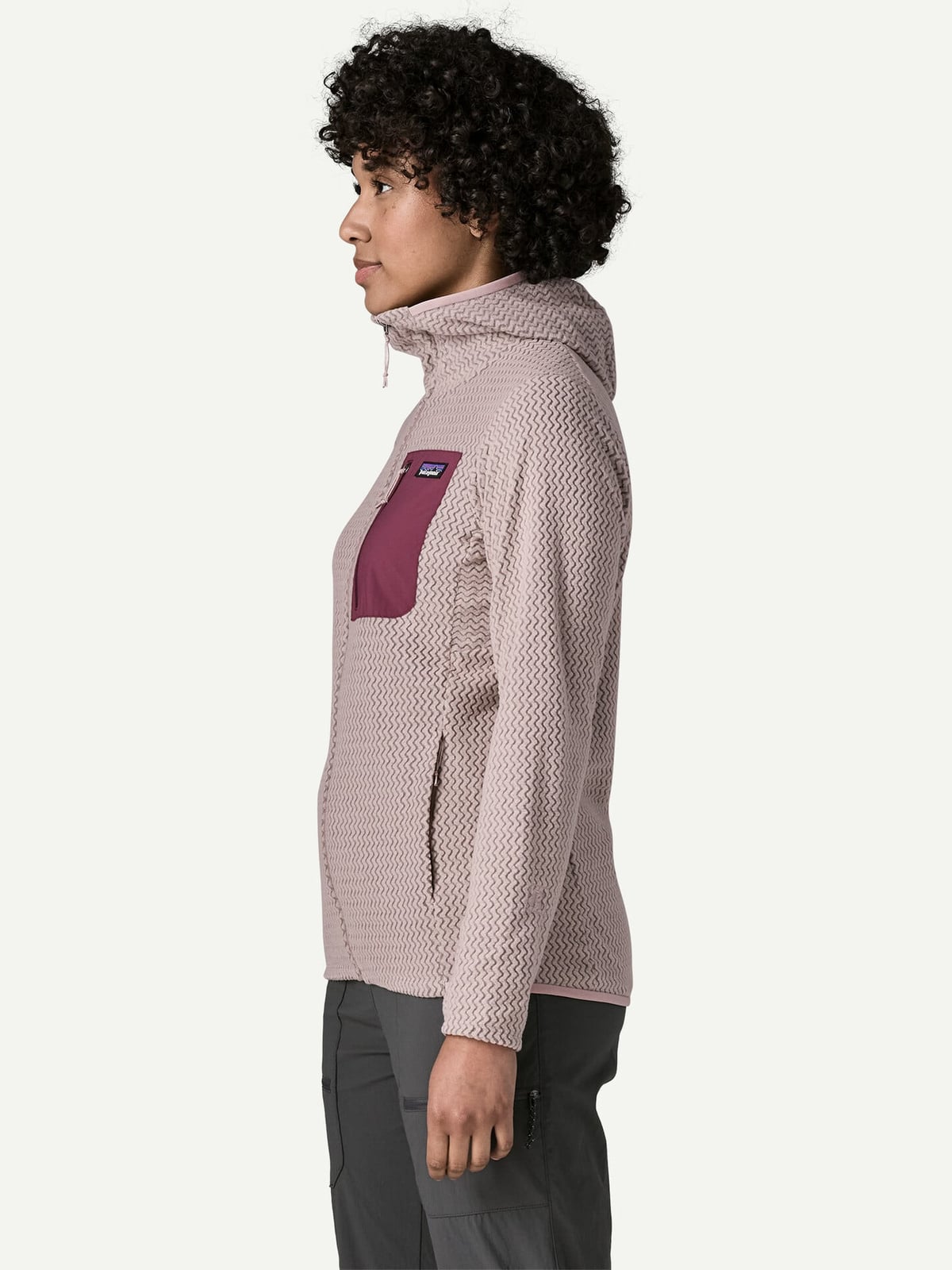 Patagonia R1 Air Full-Zip Hoody Stingray Mauve