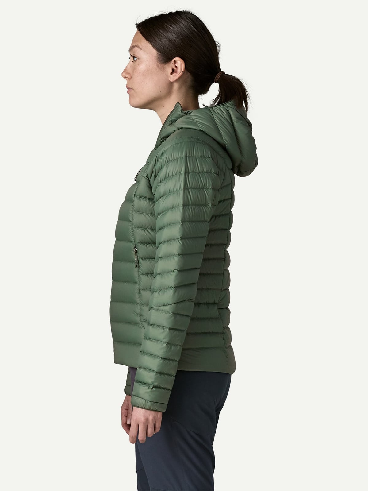 Patagonia Down Sweater Hoody Grønn