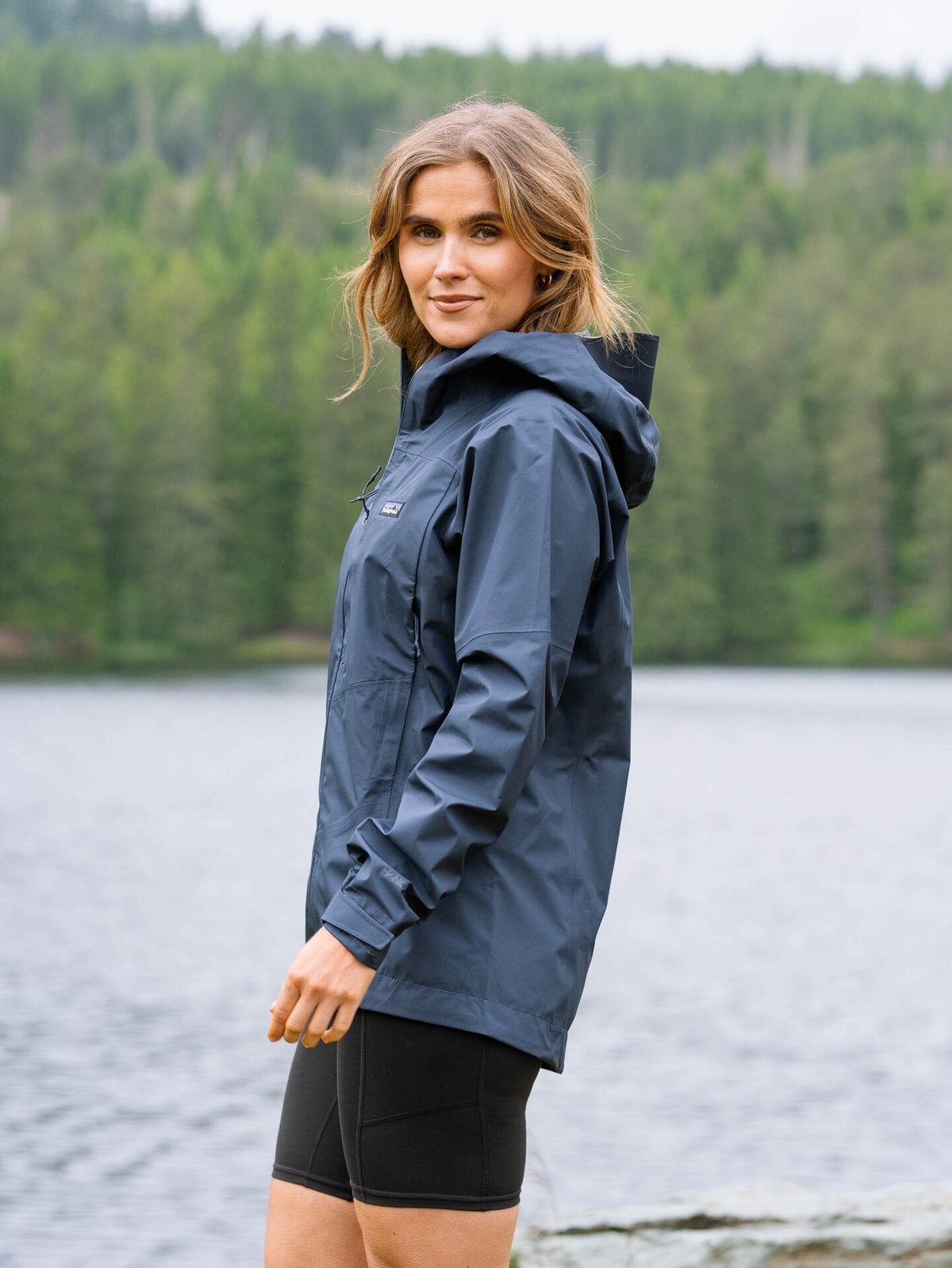 Patagonia Boulder Fork Rain Jacket Smolder Blue