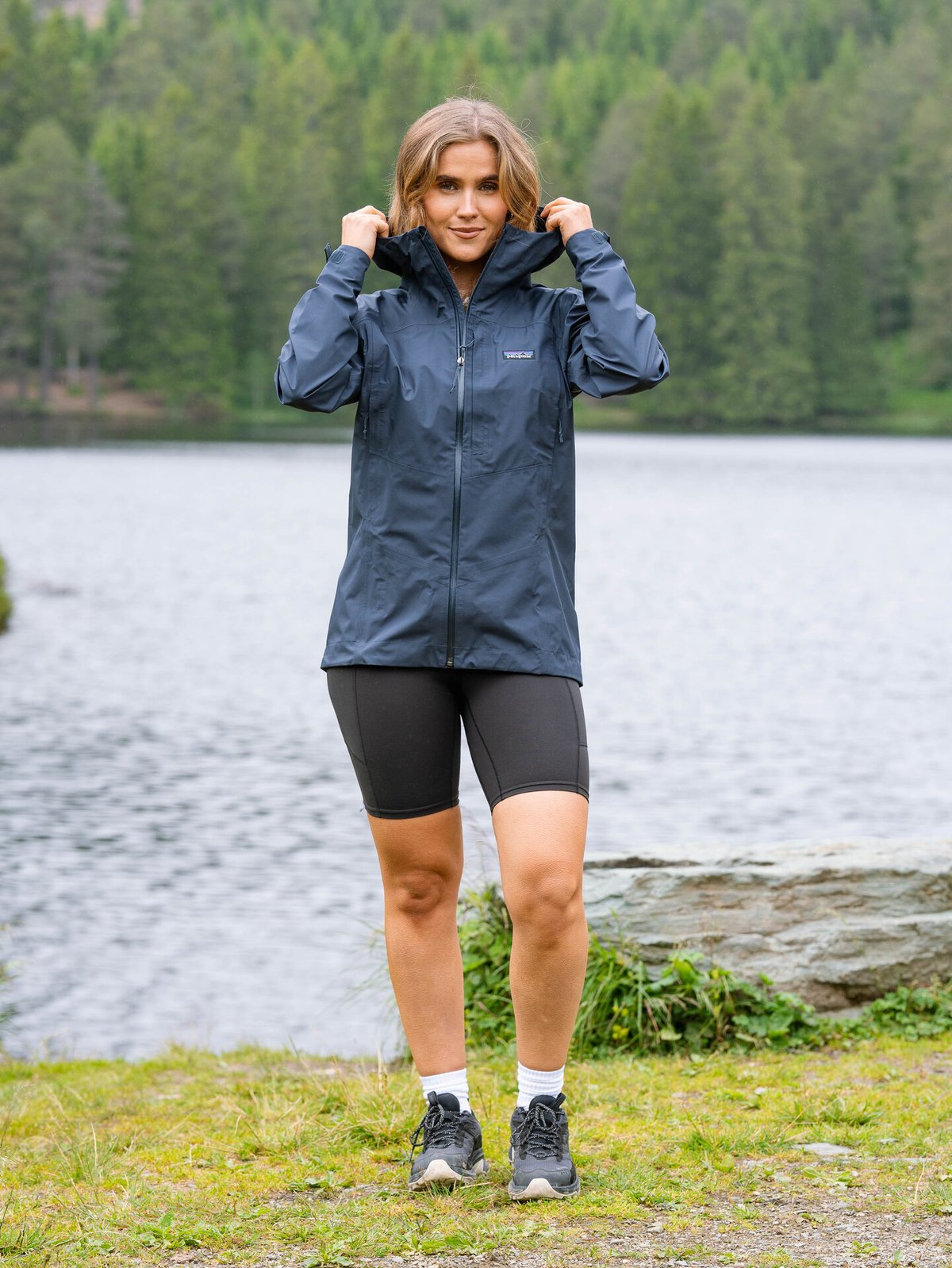 Patagonia Boulder Fork Rain Jacket Smolder Blue