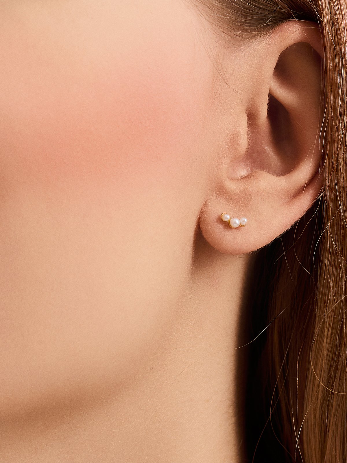 Pernille Corydon Ocean Pearl Earsticks Gull