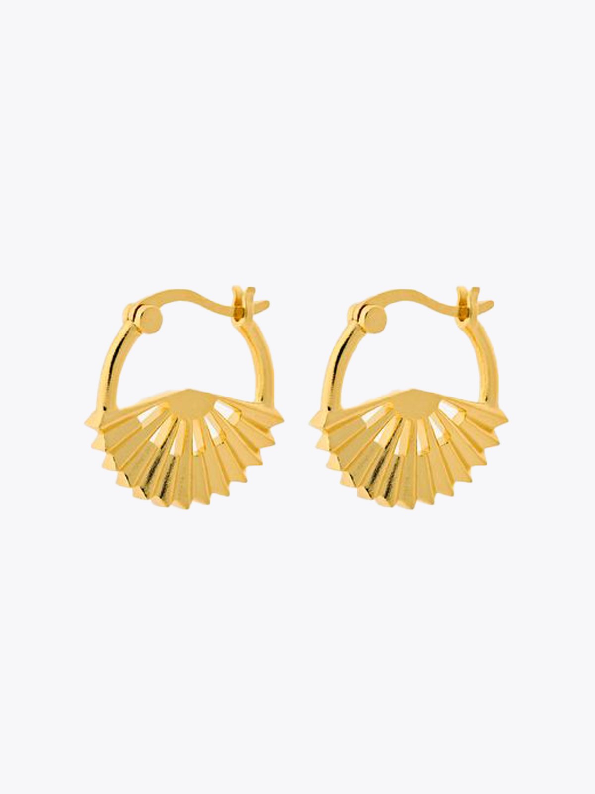 Pernille Corydon Small Sphere Earrings Gold-plated Recycled Silver