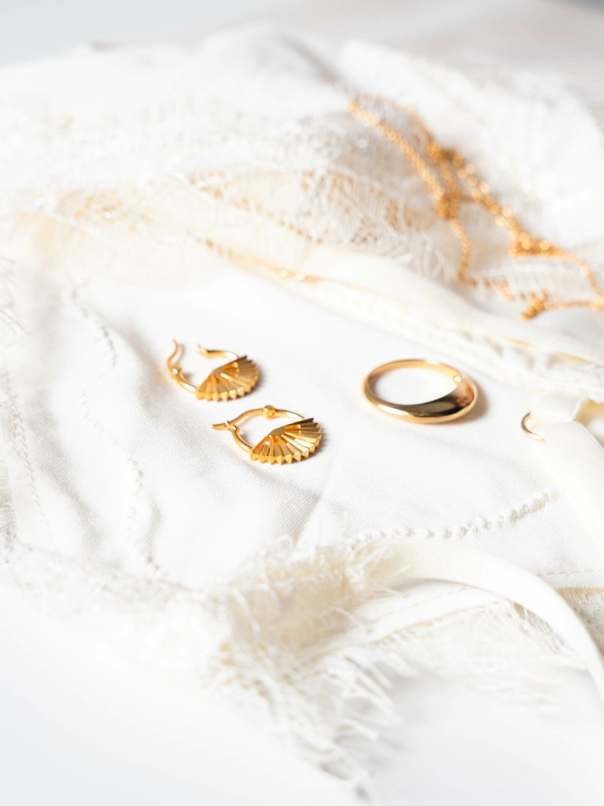 Pernille Corydon Small Sphere Earrings Gold-plated Recycled Silver