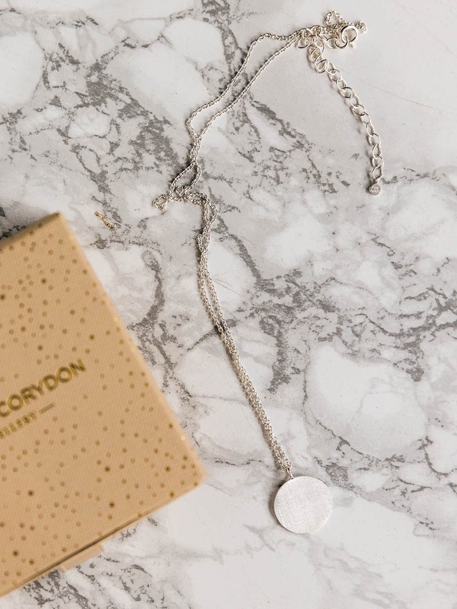 Pernille Corydon Coin Necklace Silver - Sølv / Sterlingsølv