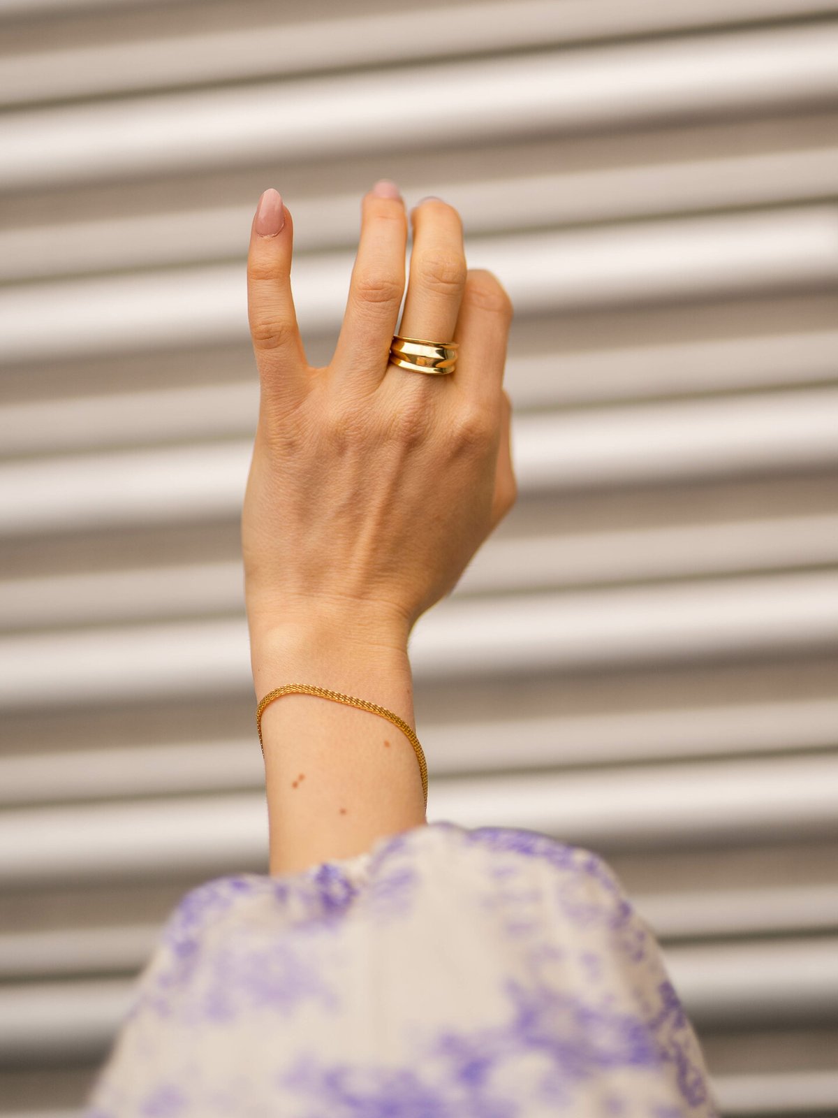 Pernille Corydon Ocean Shine Ring Gold Plated