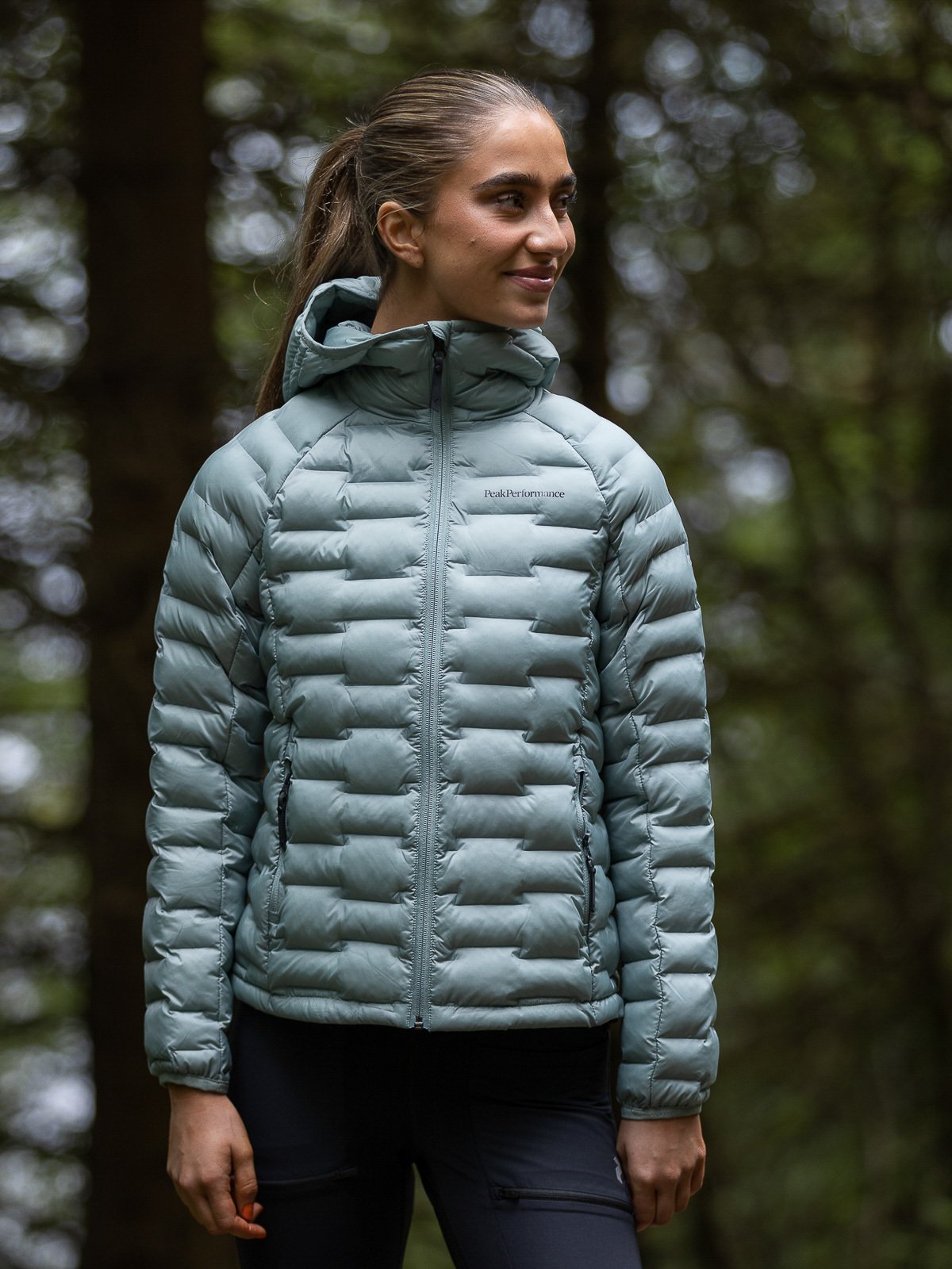 Peak Performance W Argon Light Hood Jacket Ashen Green