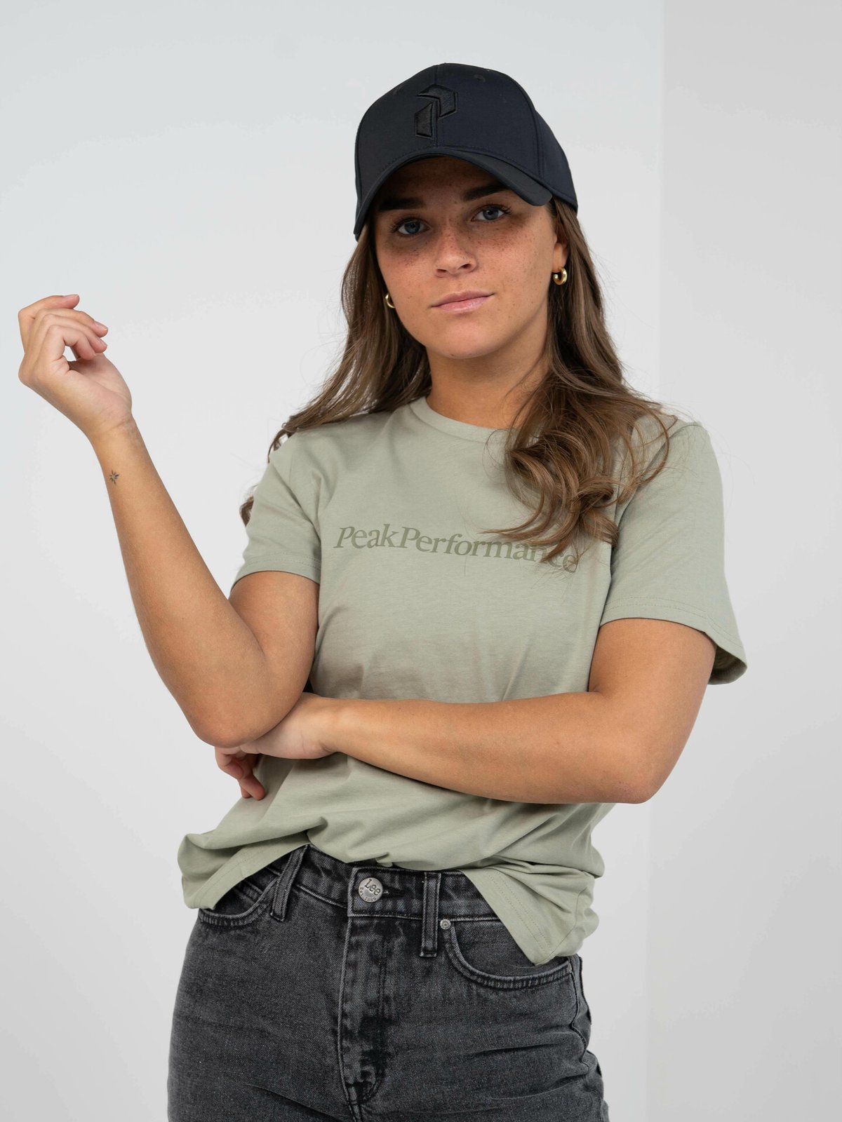 Peak Performance Ground Tee Limit Green
