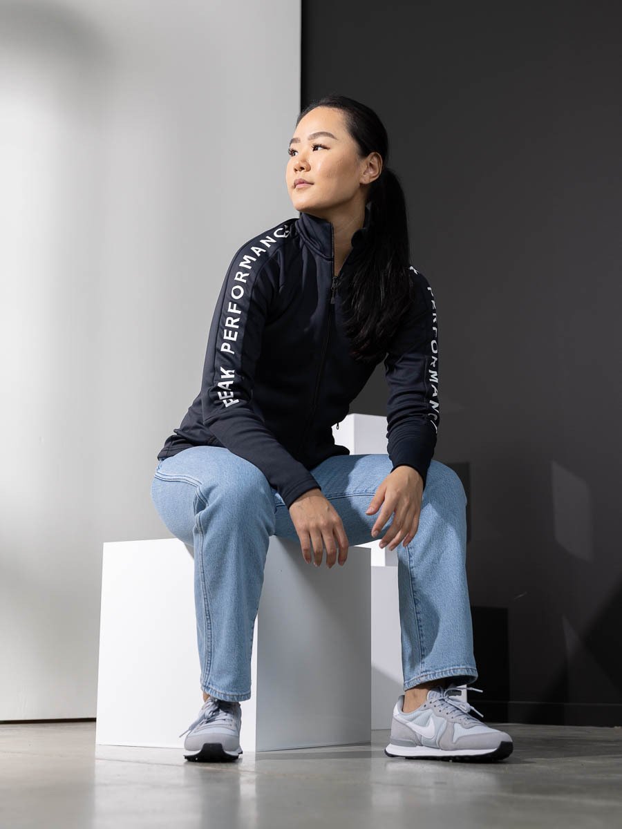 Peak Performance Rider Mid Zip Jacket Black