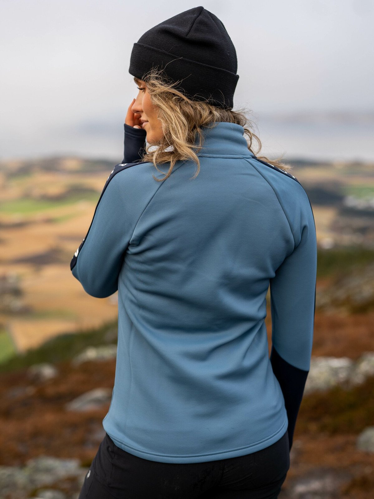 Peak Performance Rider Mid Zip Jacket Shallow / Blue Shadow