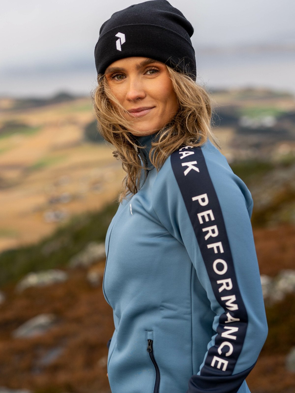 Peak Performance Rider Mid Zip Jacket Shallow / Blue Shadow