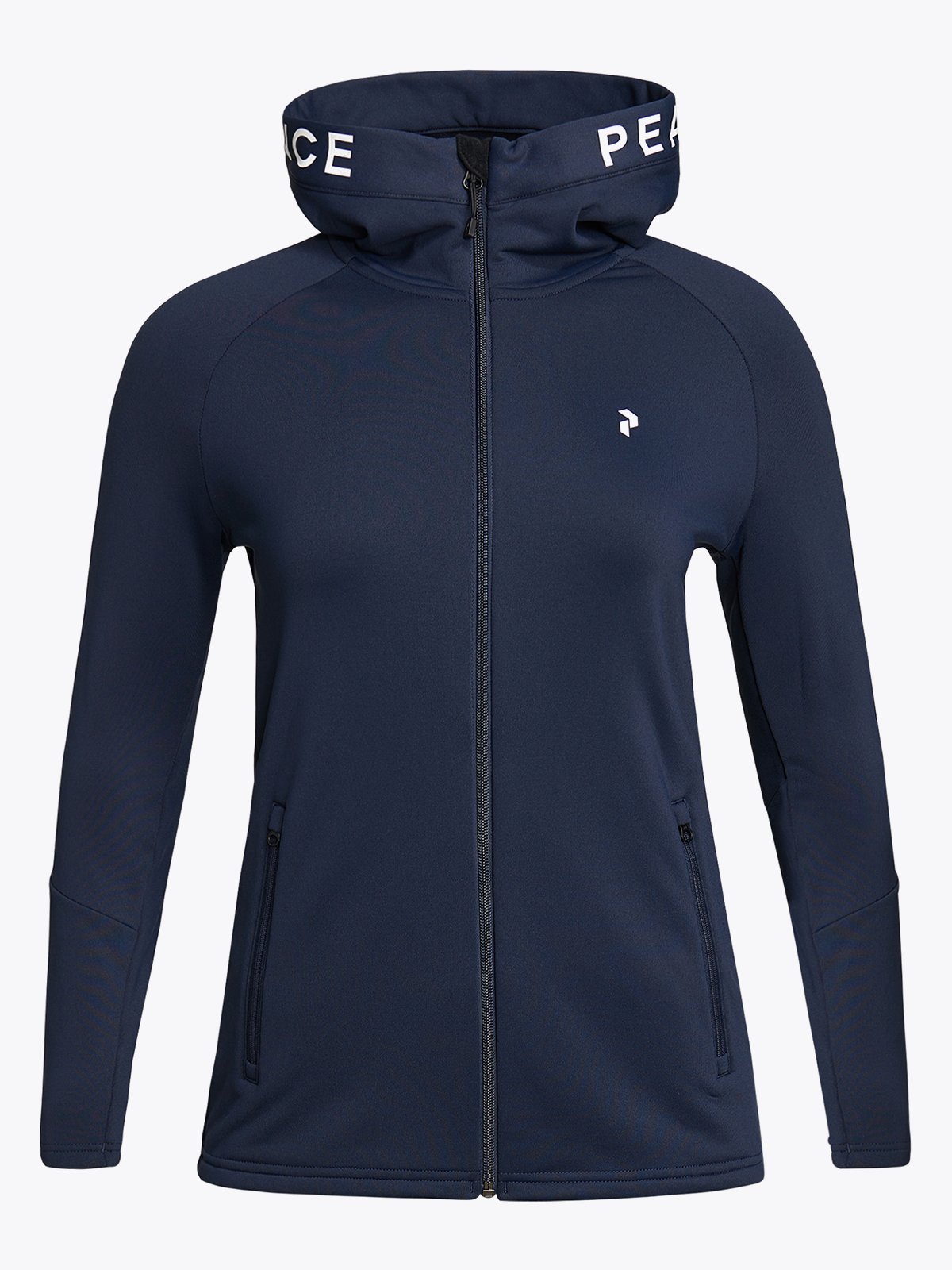 Peak Performance W Rider Zip Hood Jacket Blue Shadow