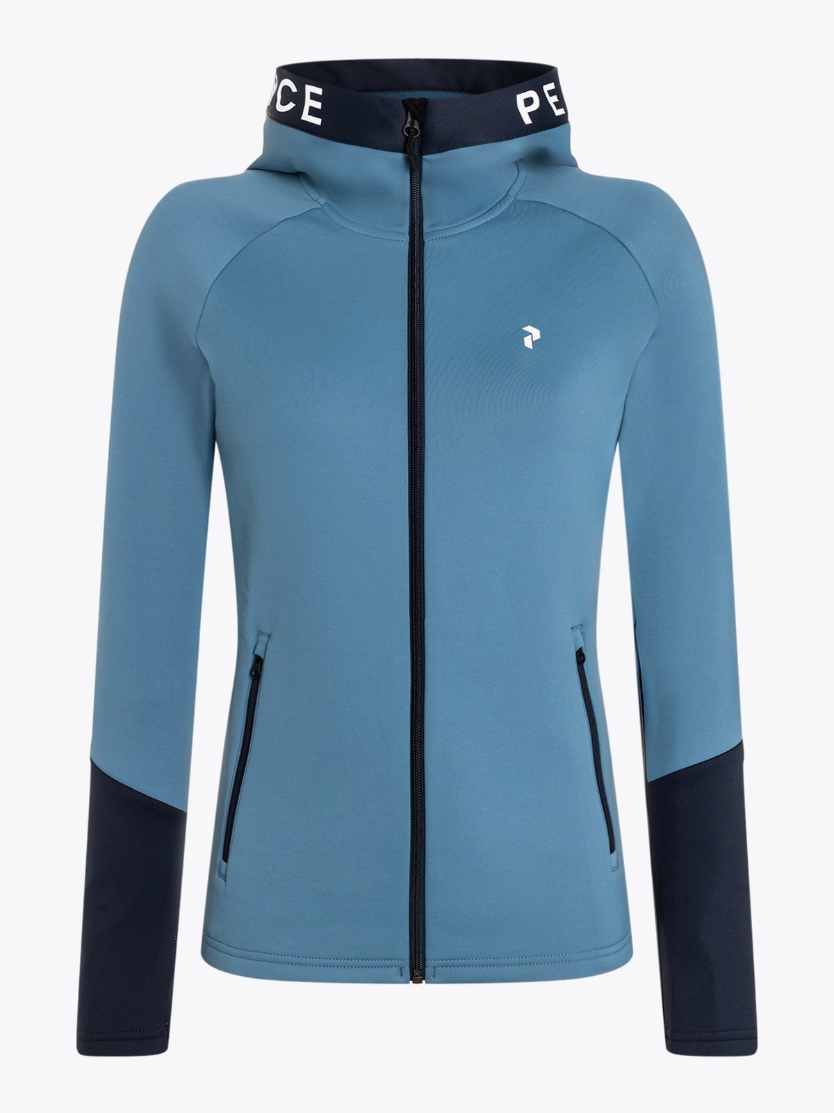 Peak Performance W Rider Zip Hood Jacket Shallow / Blue Shadow