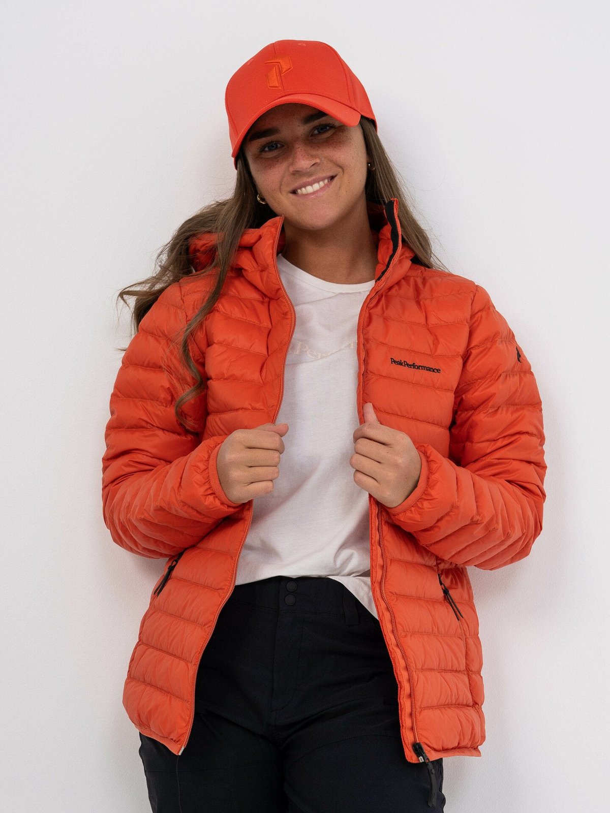 Peak Performance Down Liner Hood Jacket Oransje