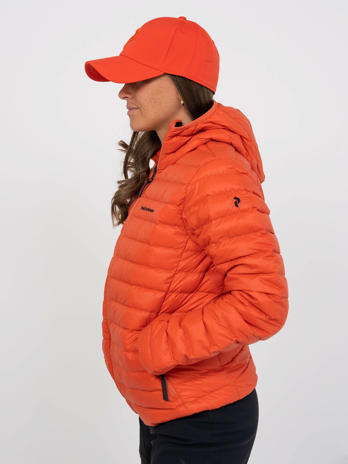 Peak Performance Down Liner Hood Jacket Oransje