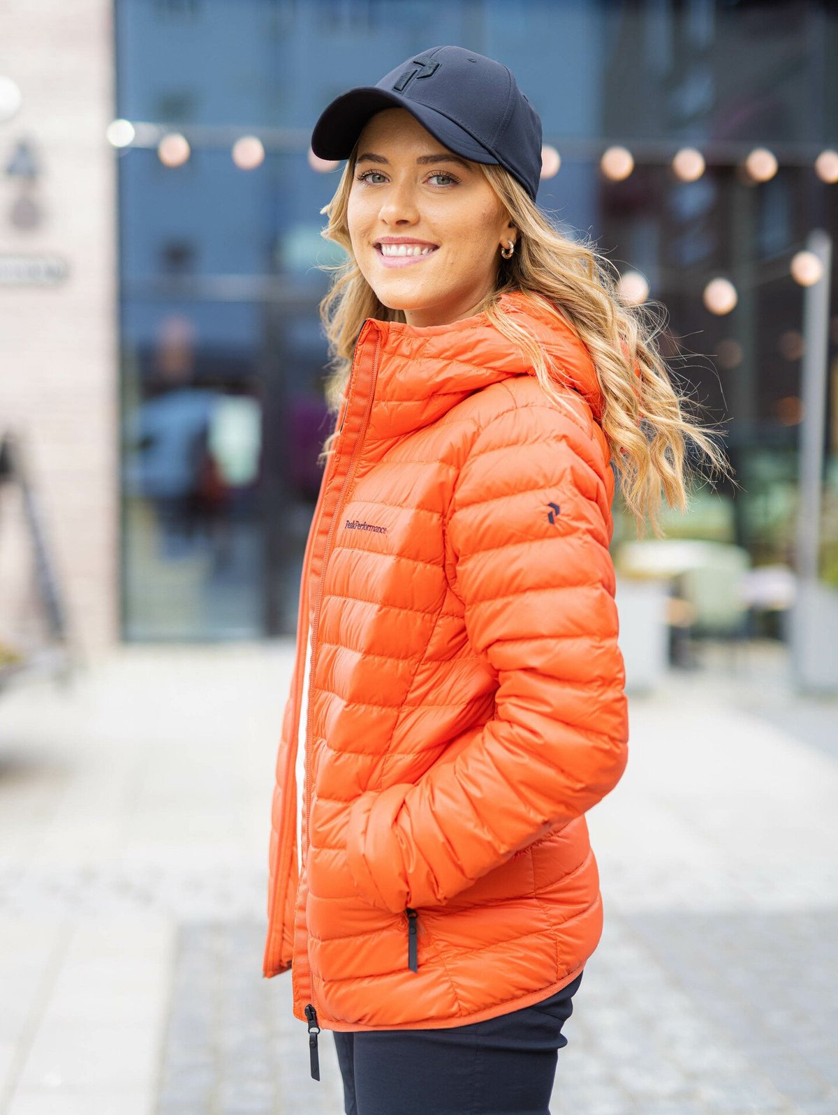 Peak Performance Down Liner Hood Jacket Oransje