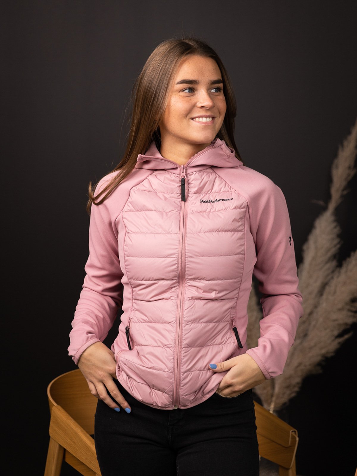 Peak Performance Down Hybrid Hood Jacket Bitter Root