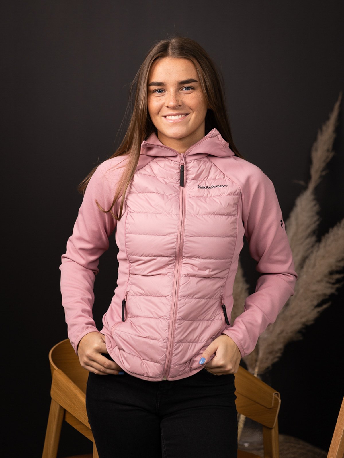 Peak Performance Down Hybrid Hood Jacket Bitter Root