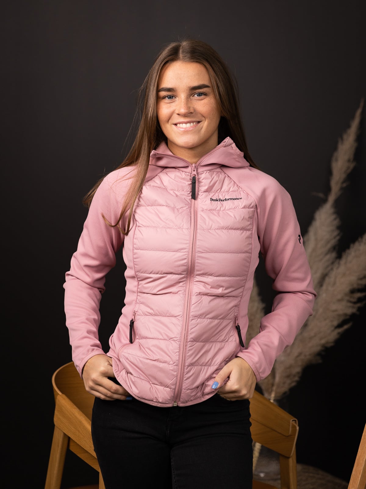 Peak Performance Down Hybrid Hood Jacket Bitter Root