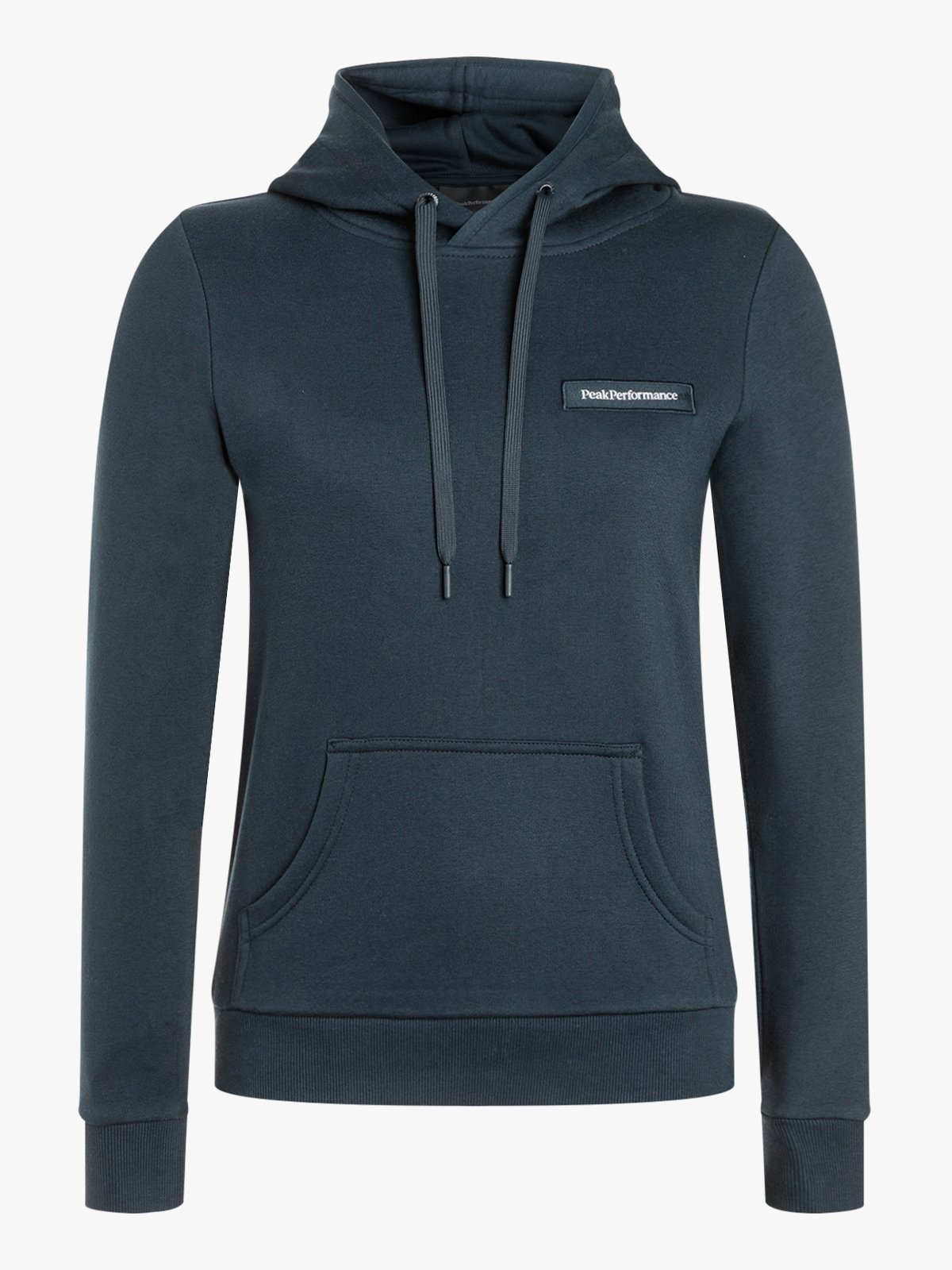 Peak Performance Logo Hood Sweatshirt Blue Shadow