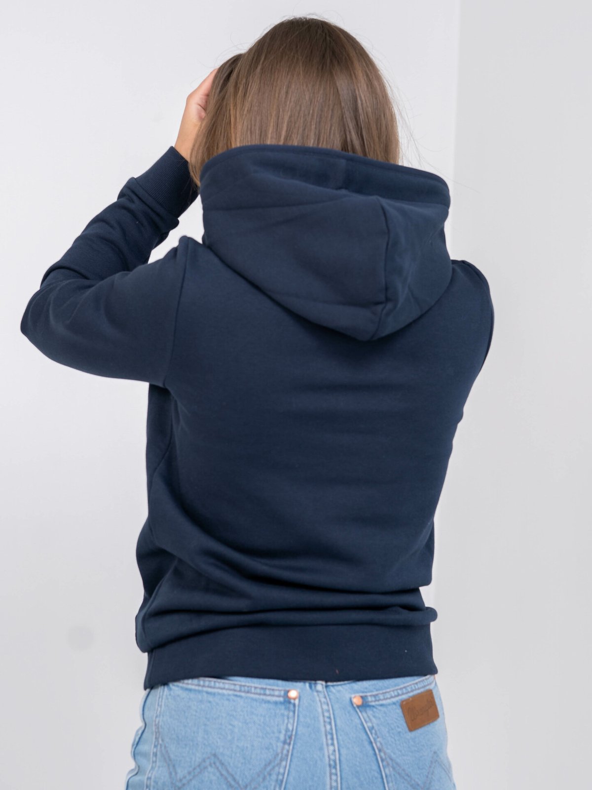Peak Performance Logo Hood Sweatshirt Blue Shadow