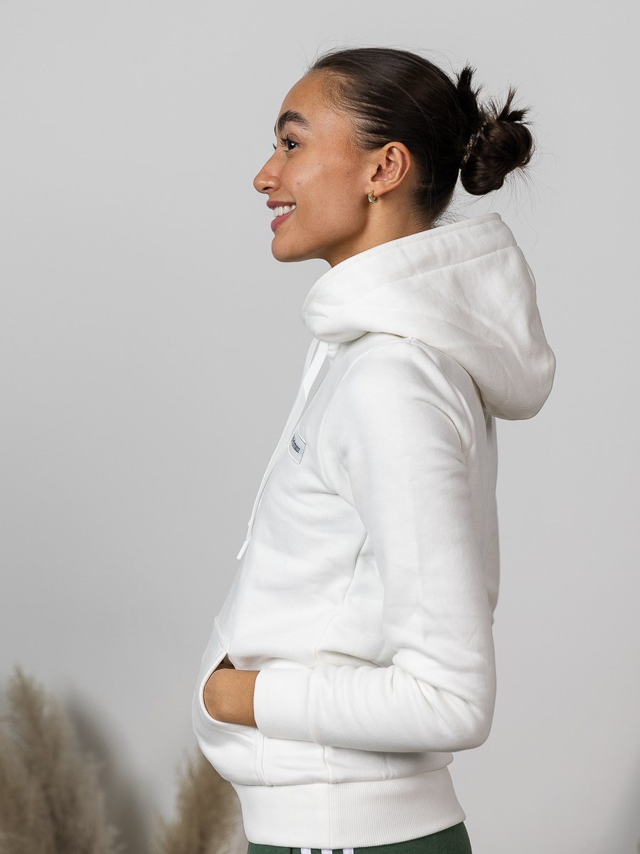 Peak Performance Logo Hood Sweatshirt White