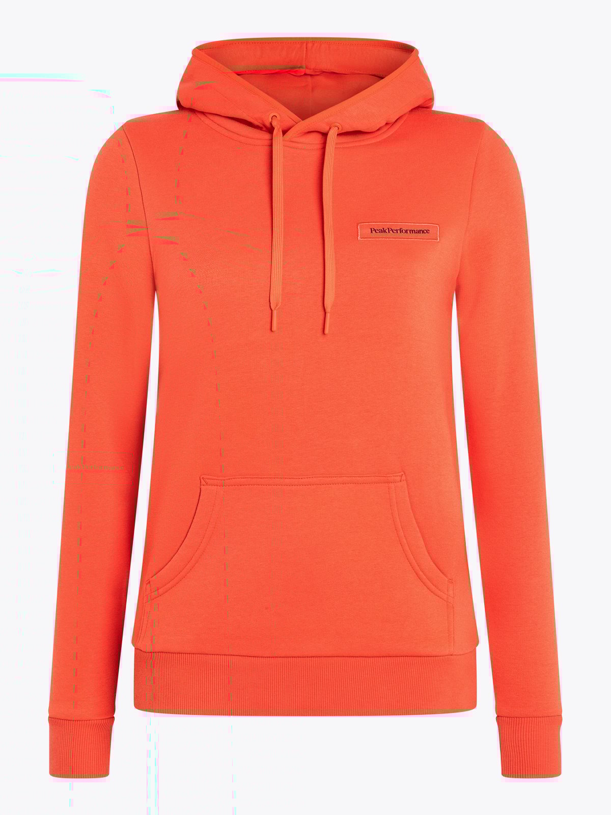 Peak Performance Logo Hood Sweatshirt Paprika