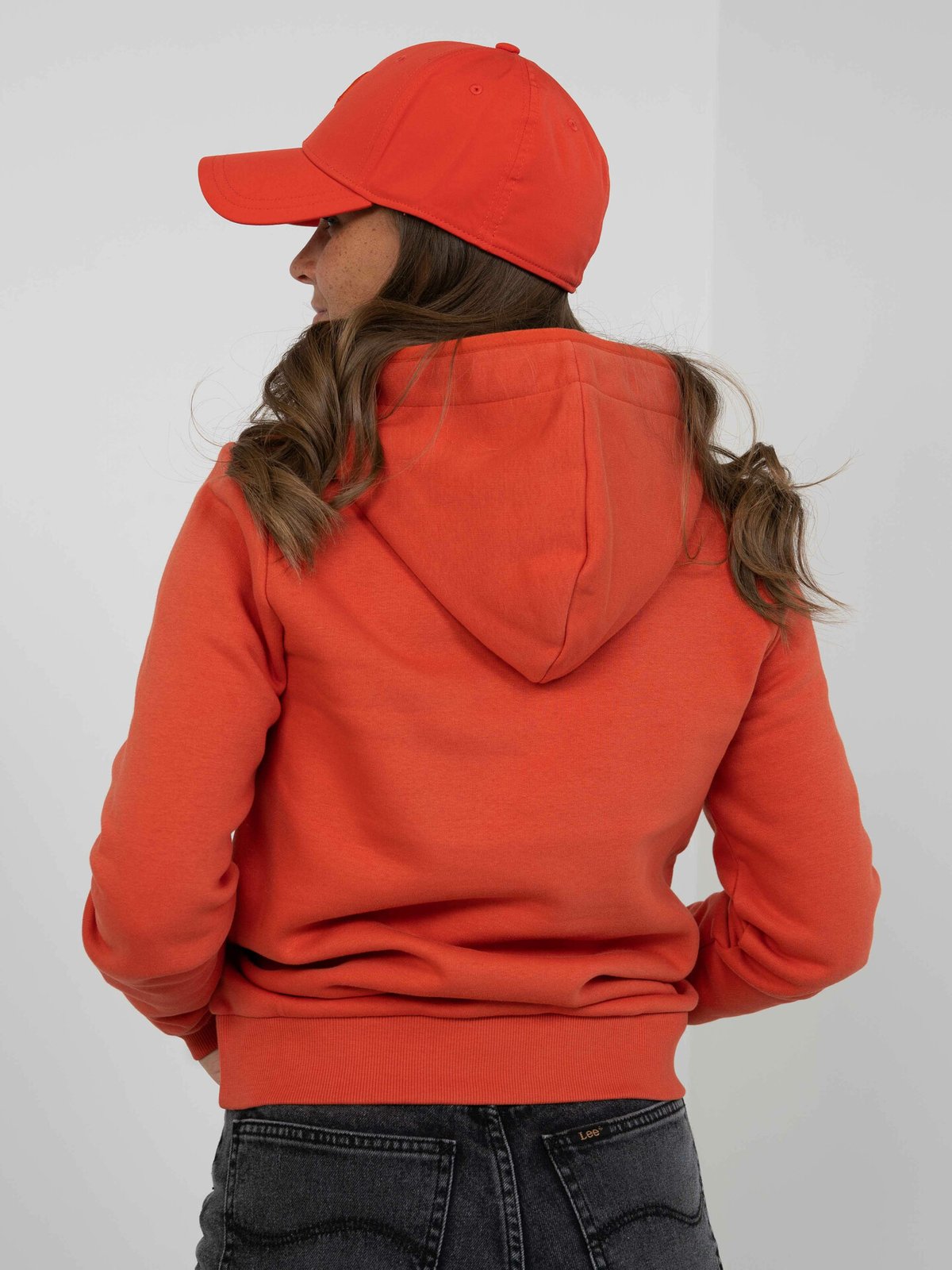 Peak Performance Logo Hood Sweatshirt Paprika
