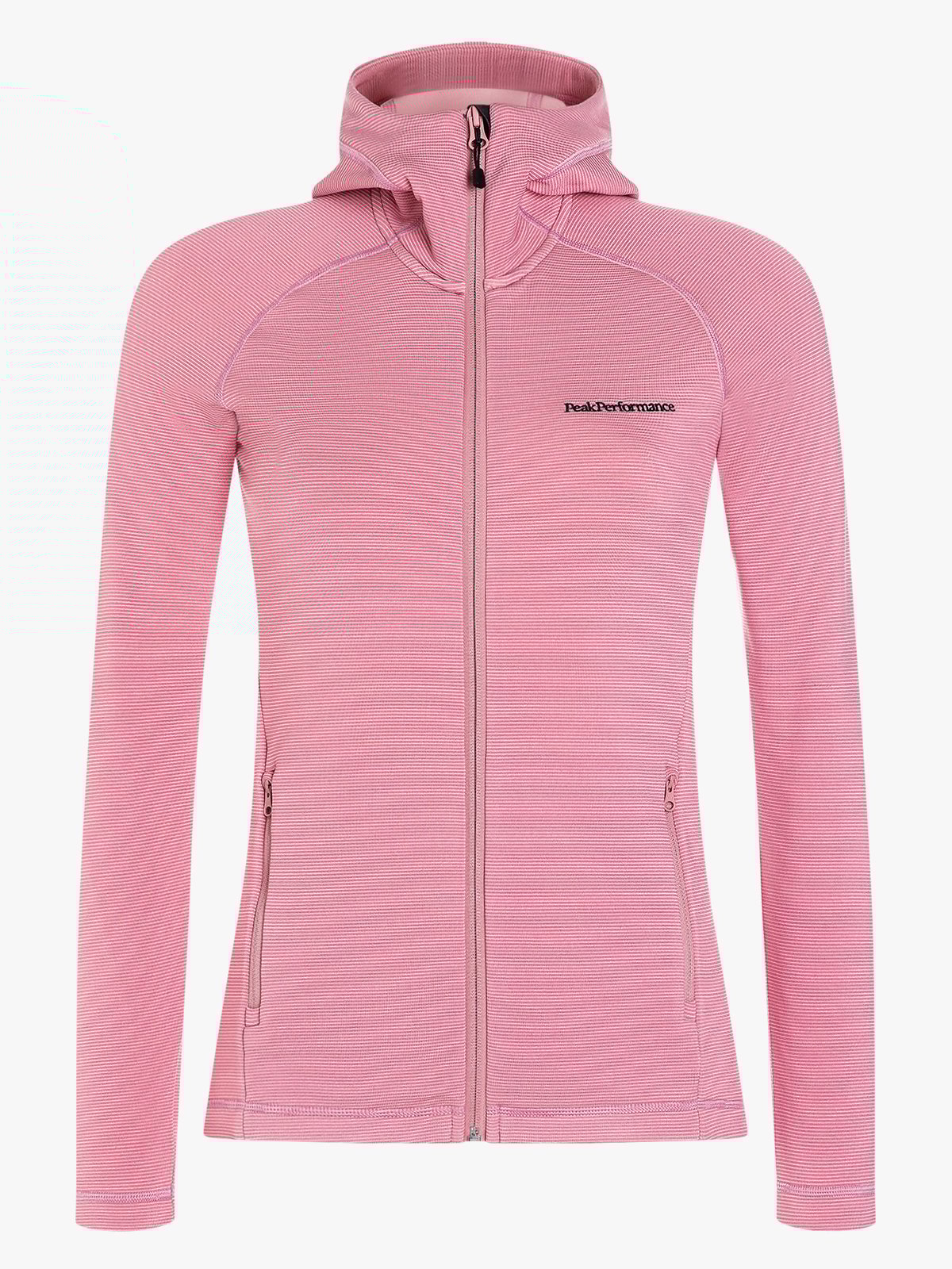 Peak Performance Midlayer Zip Hood Bitter Root