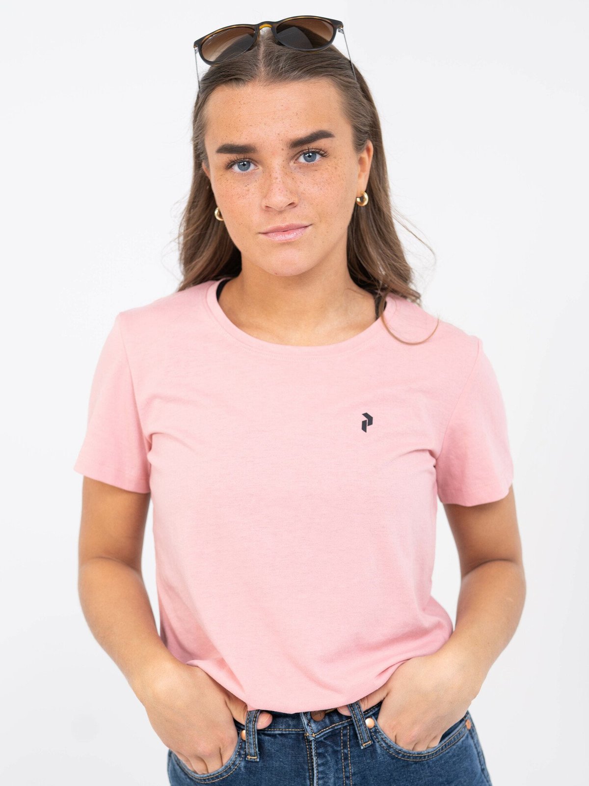 Peak Performance Outdoor Logo Tee Rosa