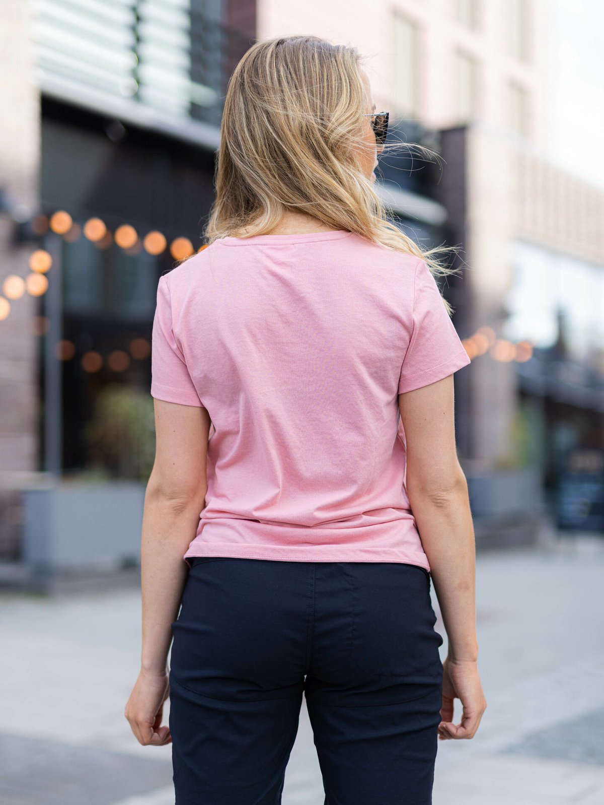 Peak Performance Outdoor Logo Tee Rosa