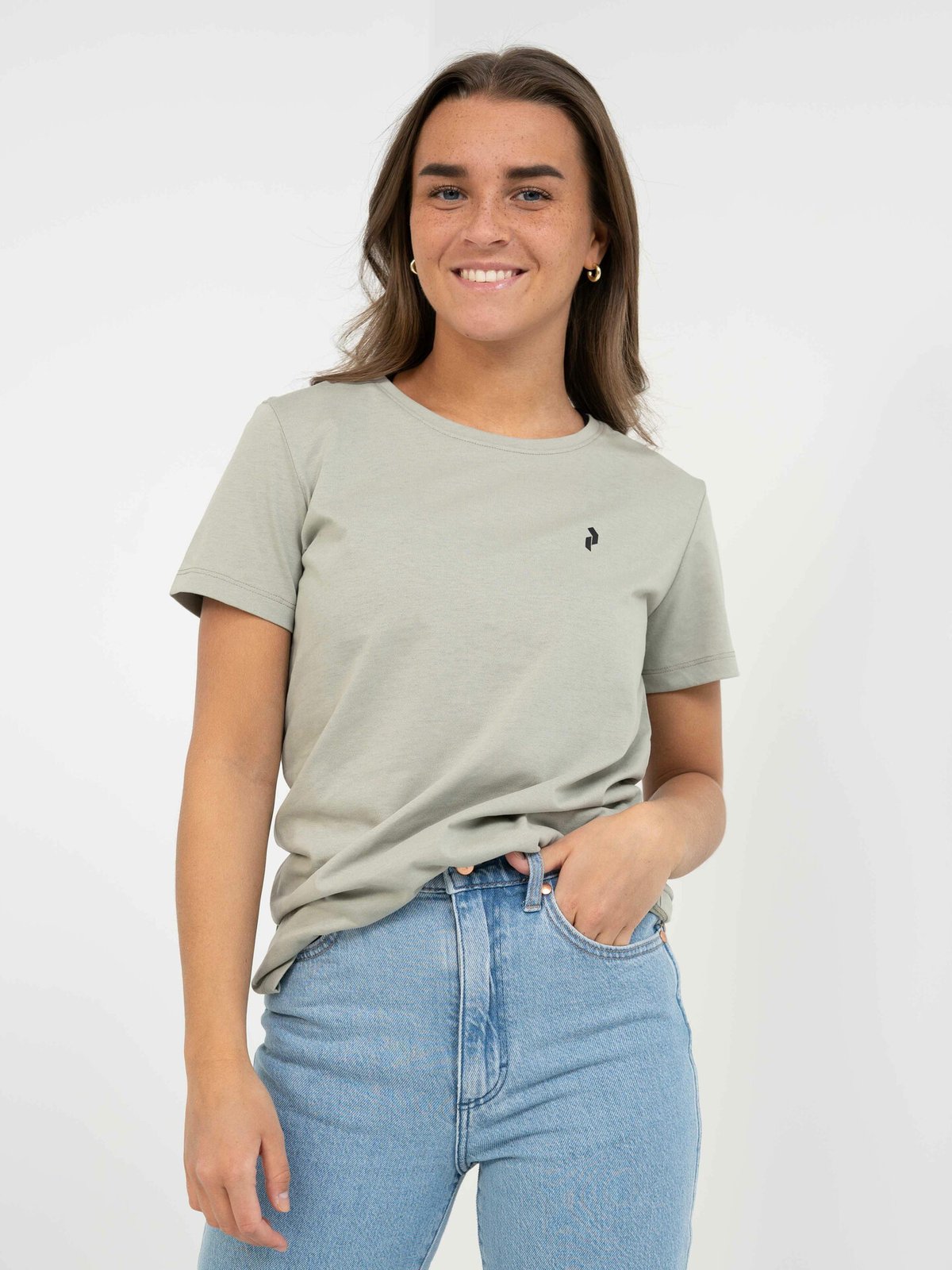 Peak Performance Outdoor Logo Tee Grønn