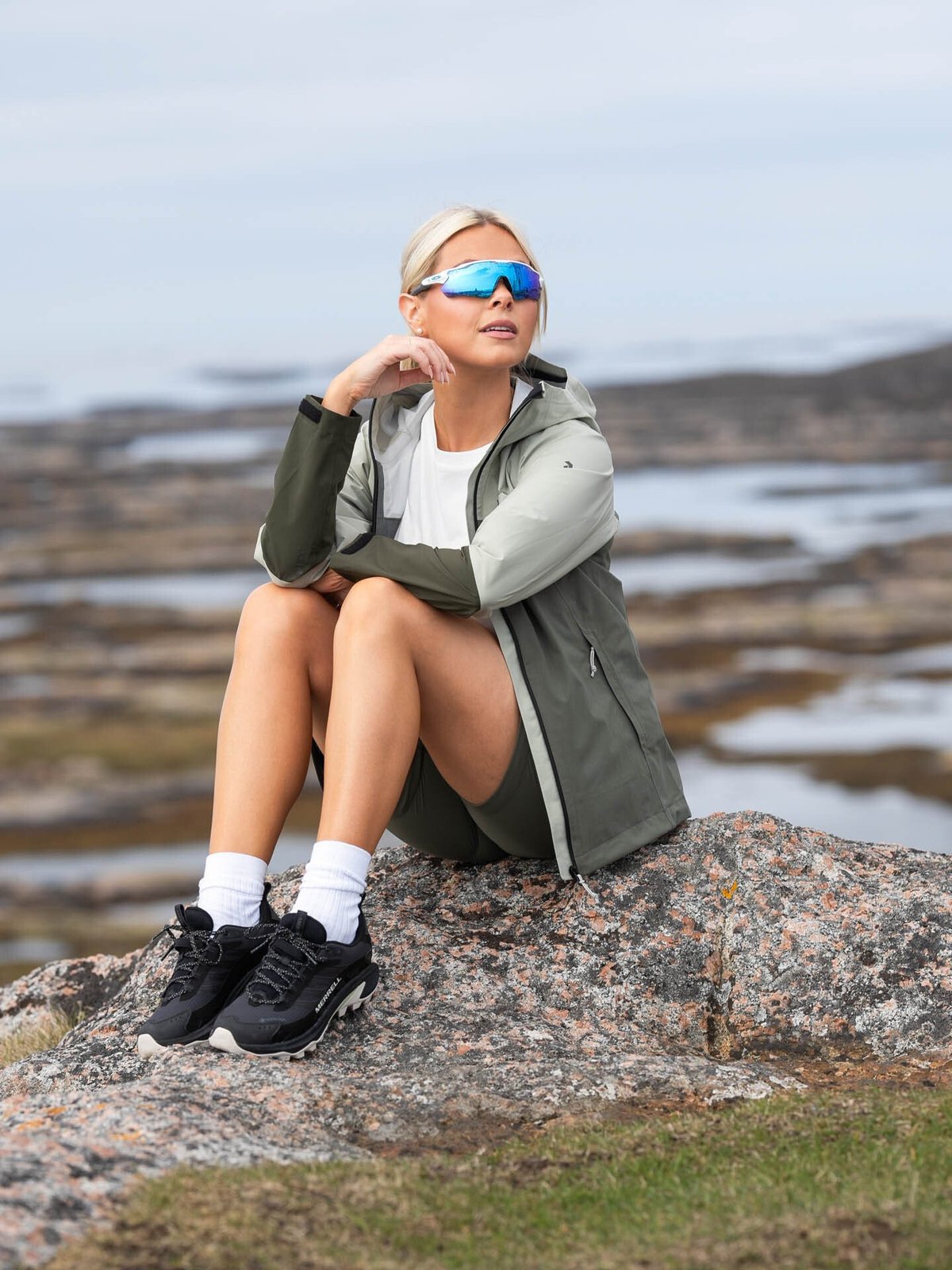 Peak Performance Trail Hipe Shell Jacket Pine Needle (48C) / Limit Green (G25) / Forest Night (4BT)