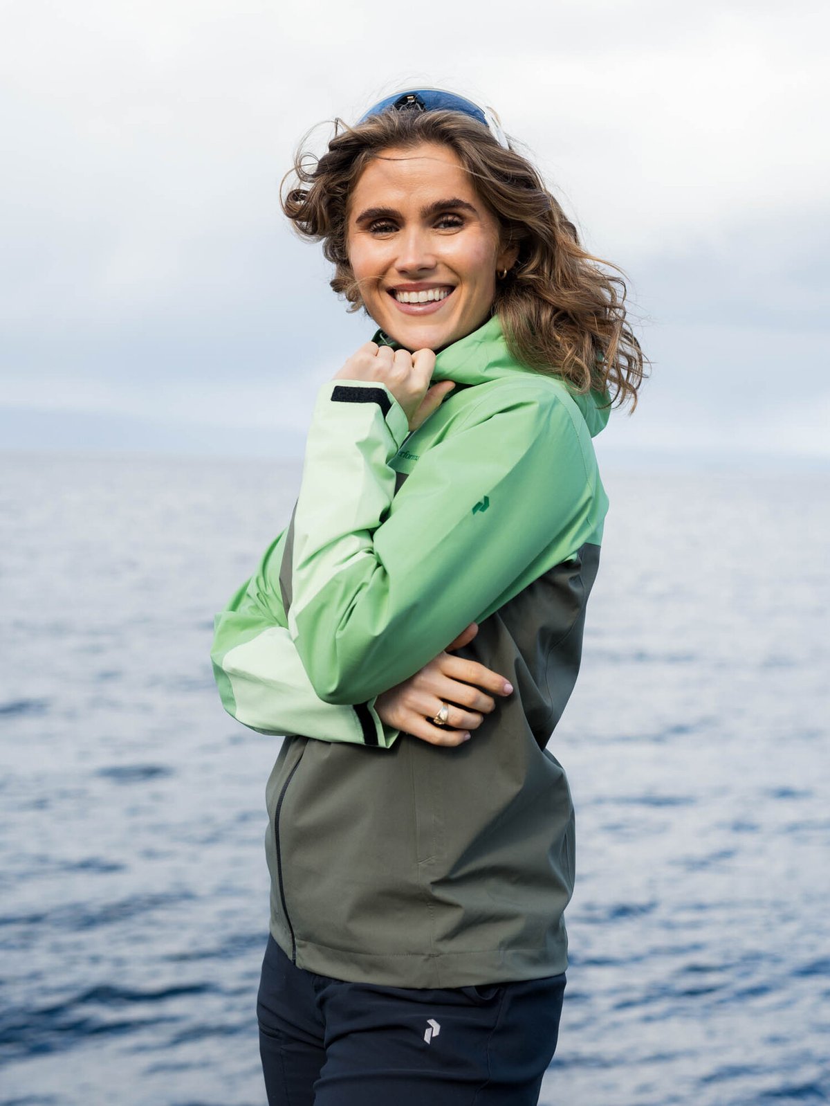 Peak Performance Trail Hipe Shell Jacket Peppermint / Pine Needle