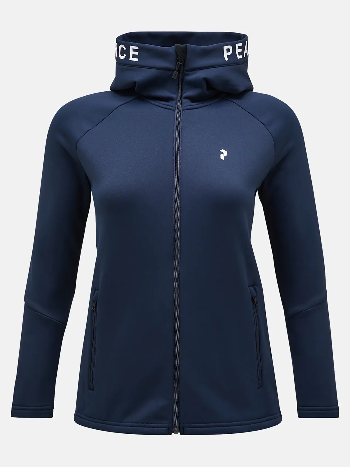 Peak Performance Rider Mid Zip Hood Blue Shadow