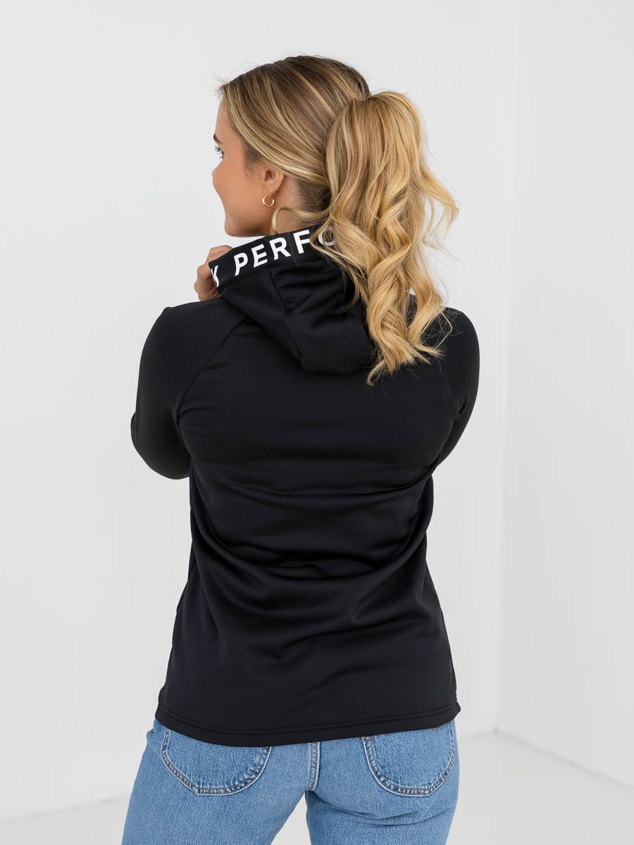 Peak Performance Rider Mid Zip Hood Black