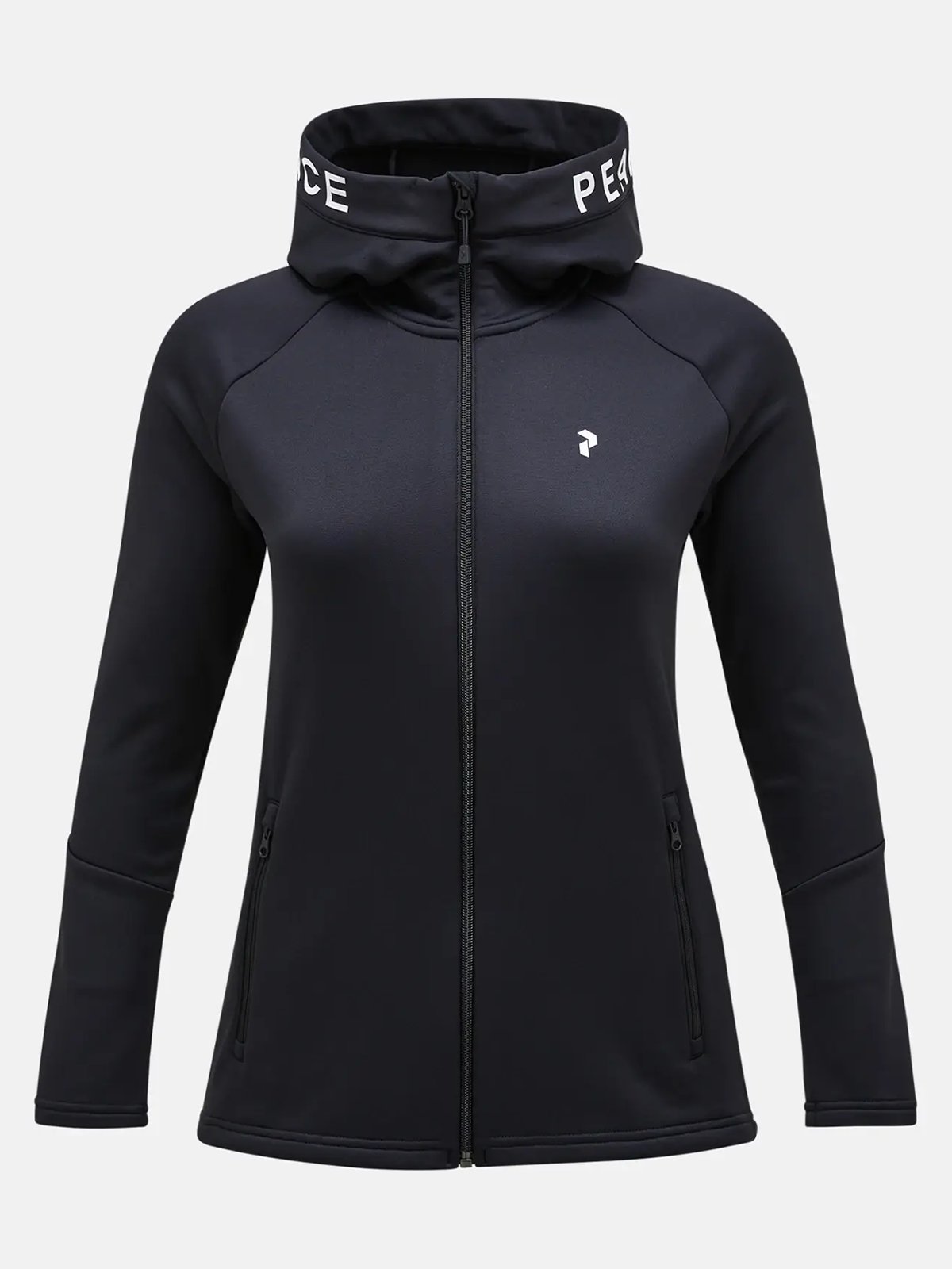 Peak Performance Rider Mid Zip Hood Black
